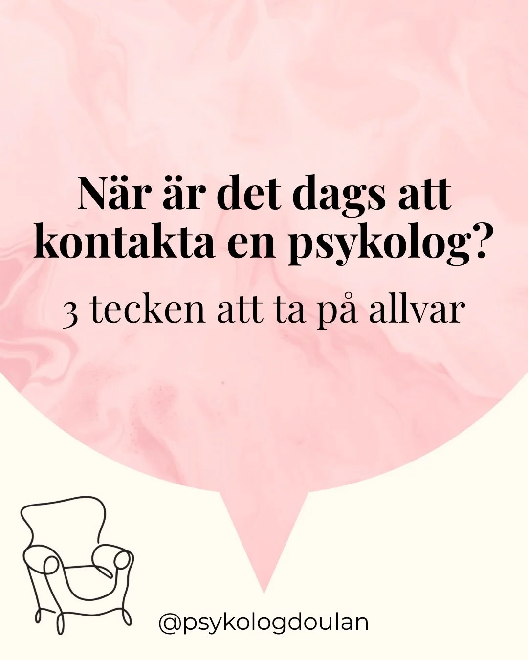 Det finns vissa tecken p&aring; att det &auml;r dags att s&ouml;ka v&aring;rd ⬆️

Men v&auml;nta inte tills du m&aring;r s&auml;mre, du f&ouml;rtj&auml;nar att m&aring; b&auml;ttre redan nu 🪷