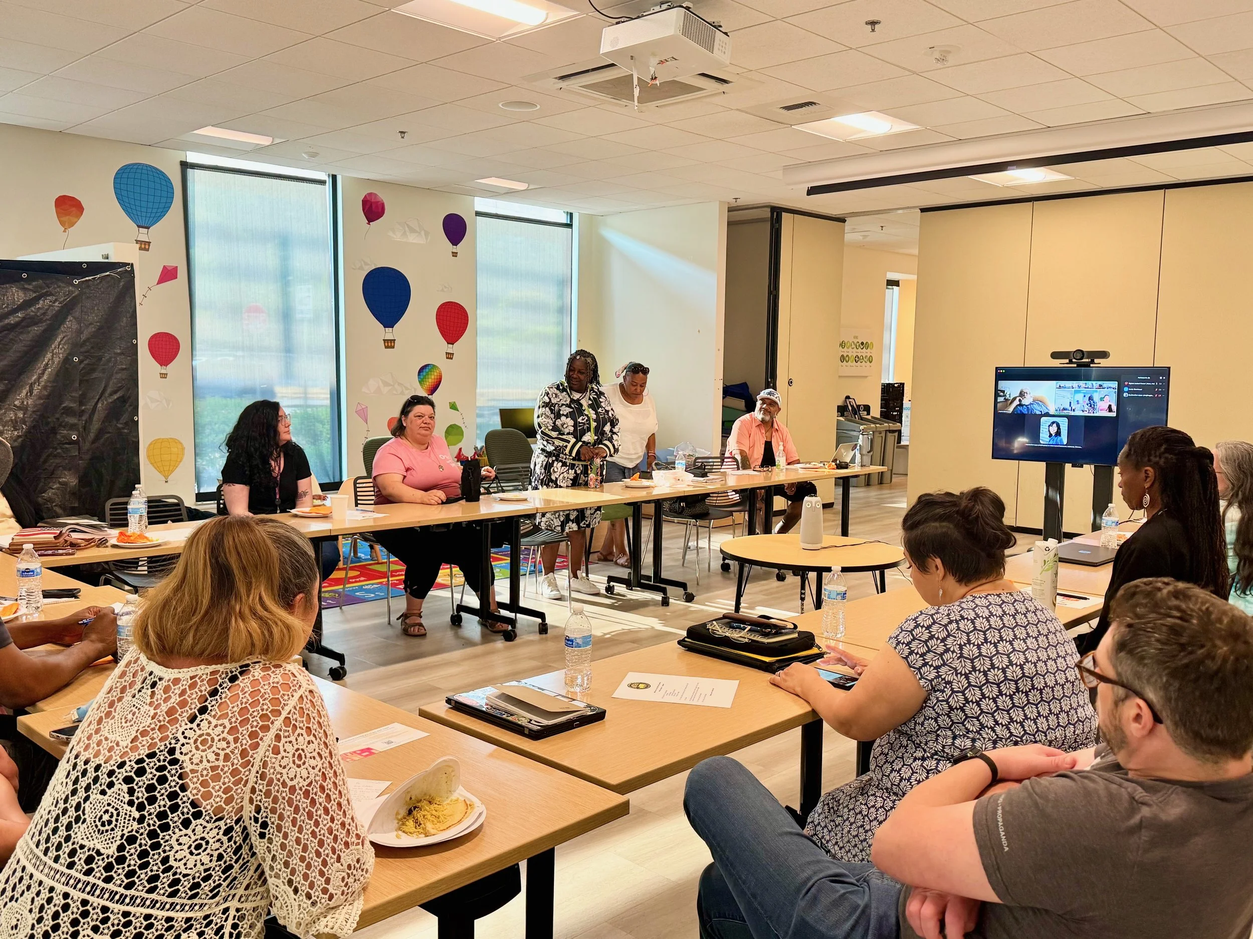 RAP members engage in housing justice discussions
