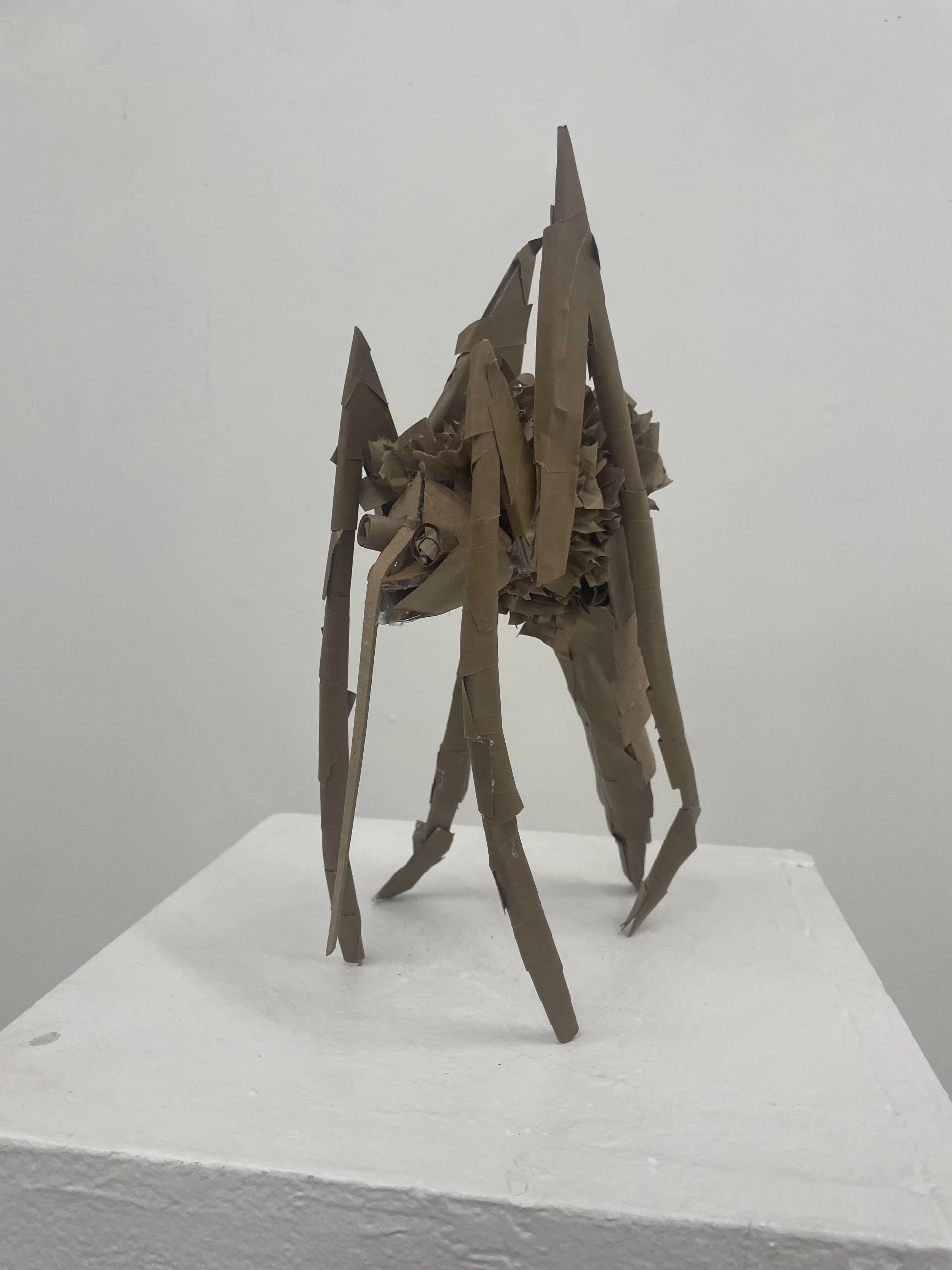 Mosquito Sculpture crafted from cardboard