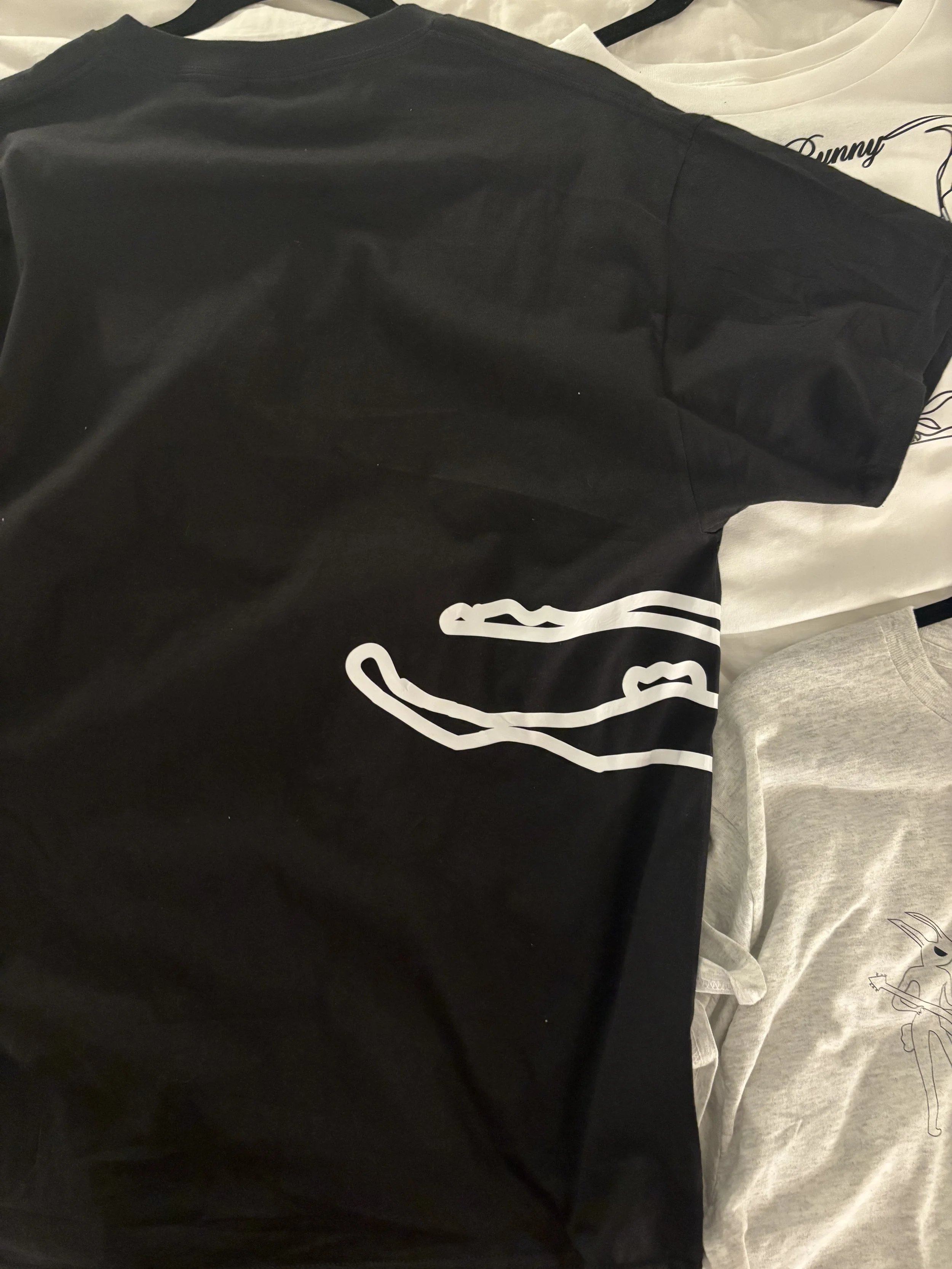 Vinyl Cut and Heat Pressed T shirt (back)