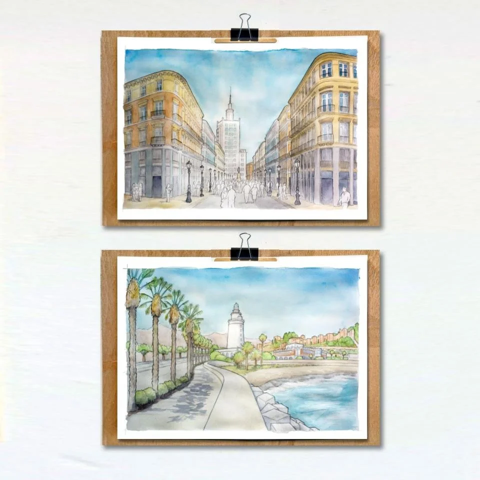 Malaga Landmarks - Promenade