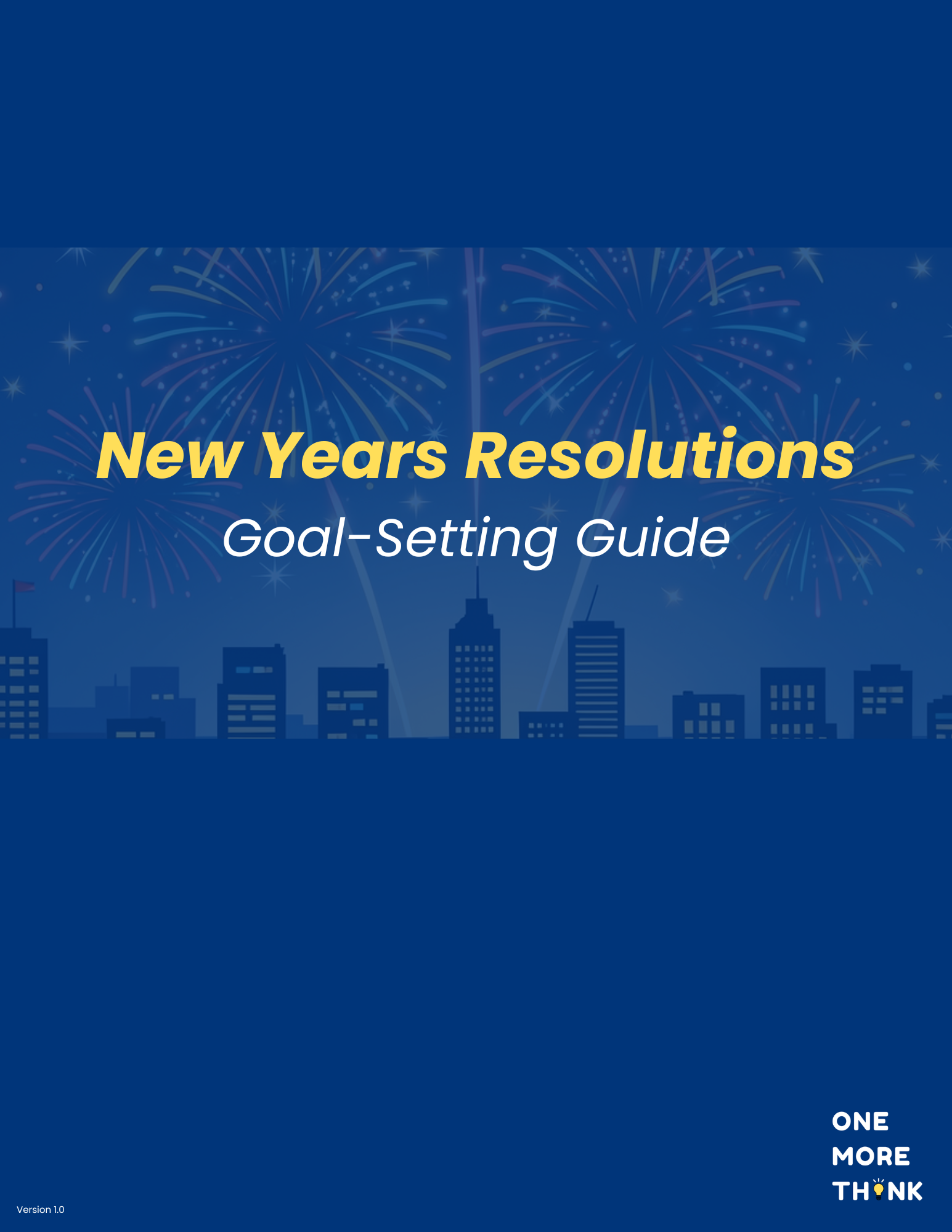 New Years Resolution Goal-Setting Guide