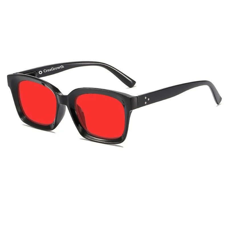 Gafas rojas que bloquean los rayos UV