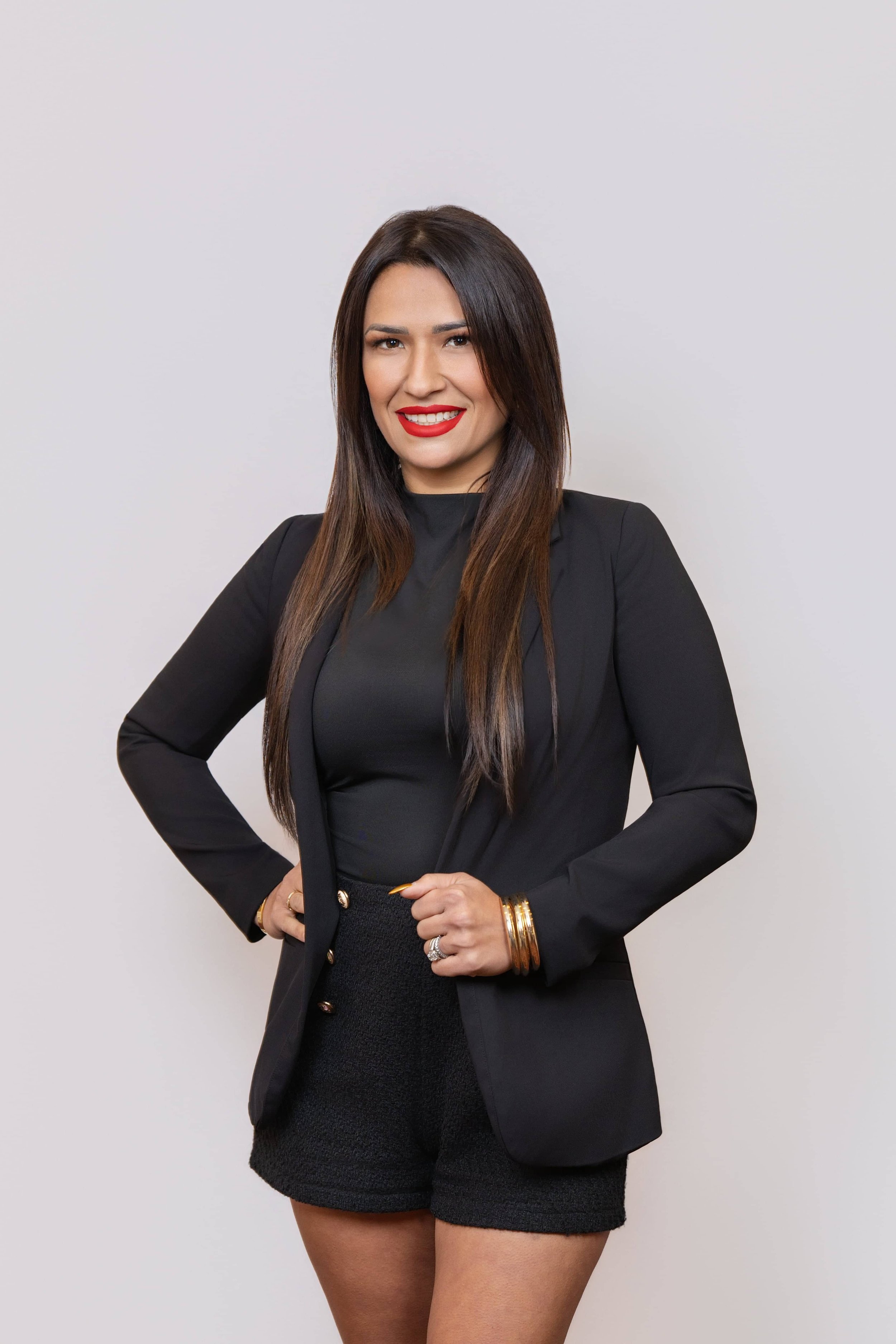 Karina Mauro, founder and lead stylist of Willow's Cove Salon in Mineola, NY