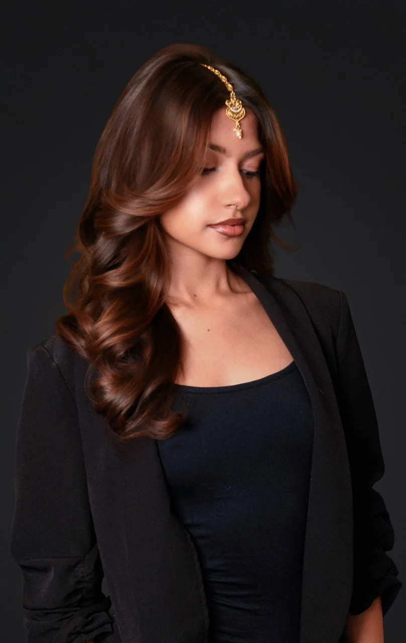 Hair gloss treatment result at Willow's Cove Salon in Mineola NY — vibrant pink hair with high-shine finish and smooth, sealed cuticle