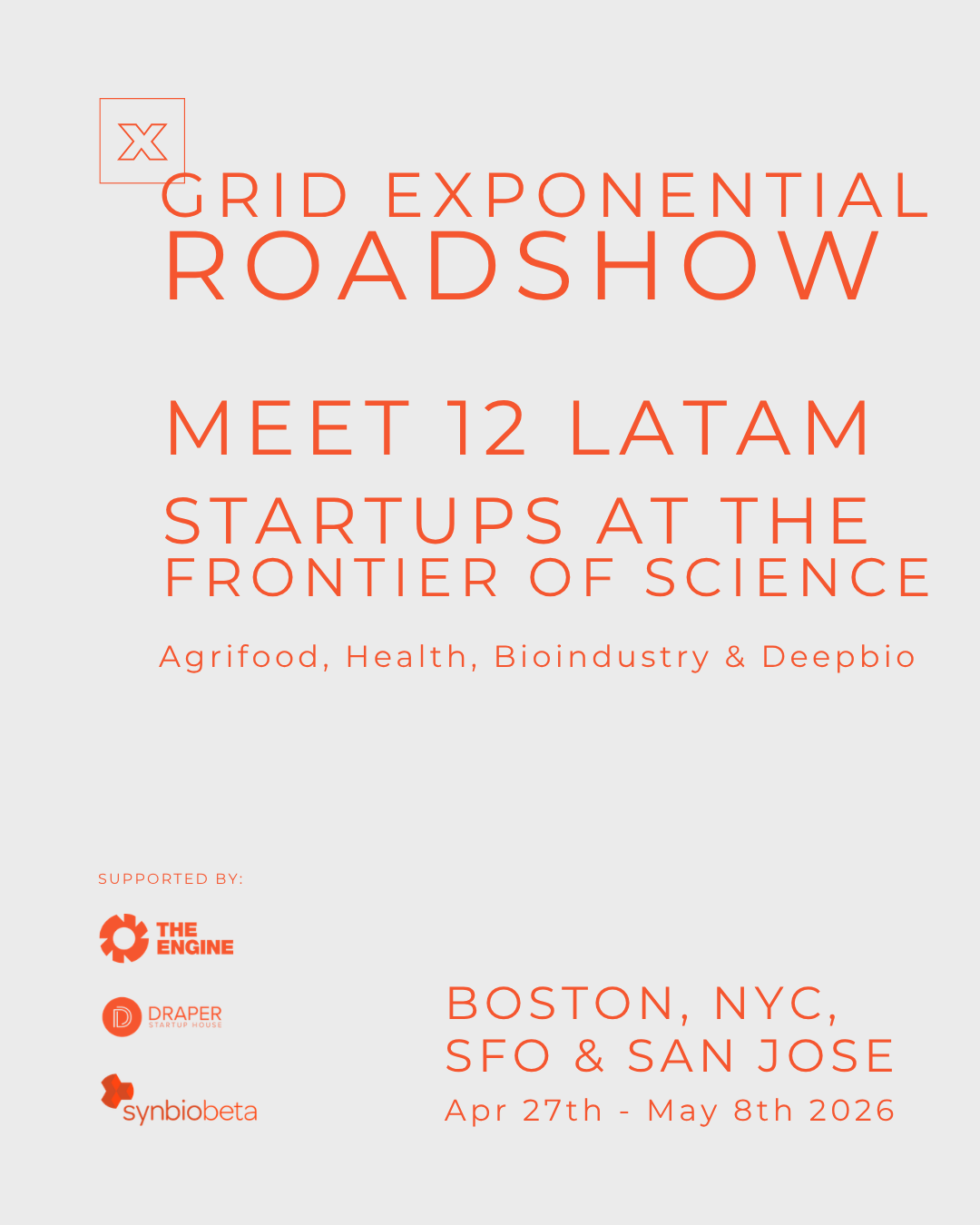 We are ready for the GRID Exponential Roadshow 2026 🚀