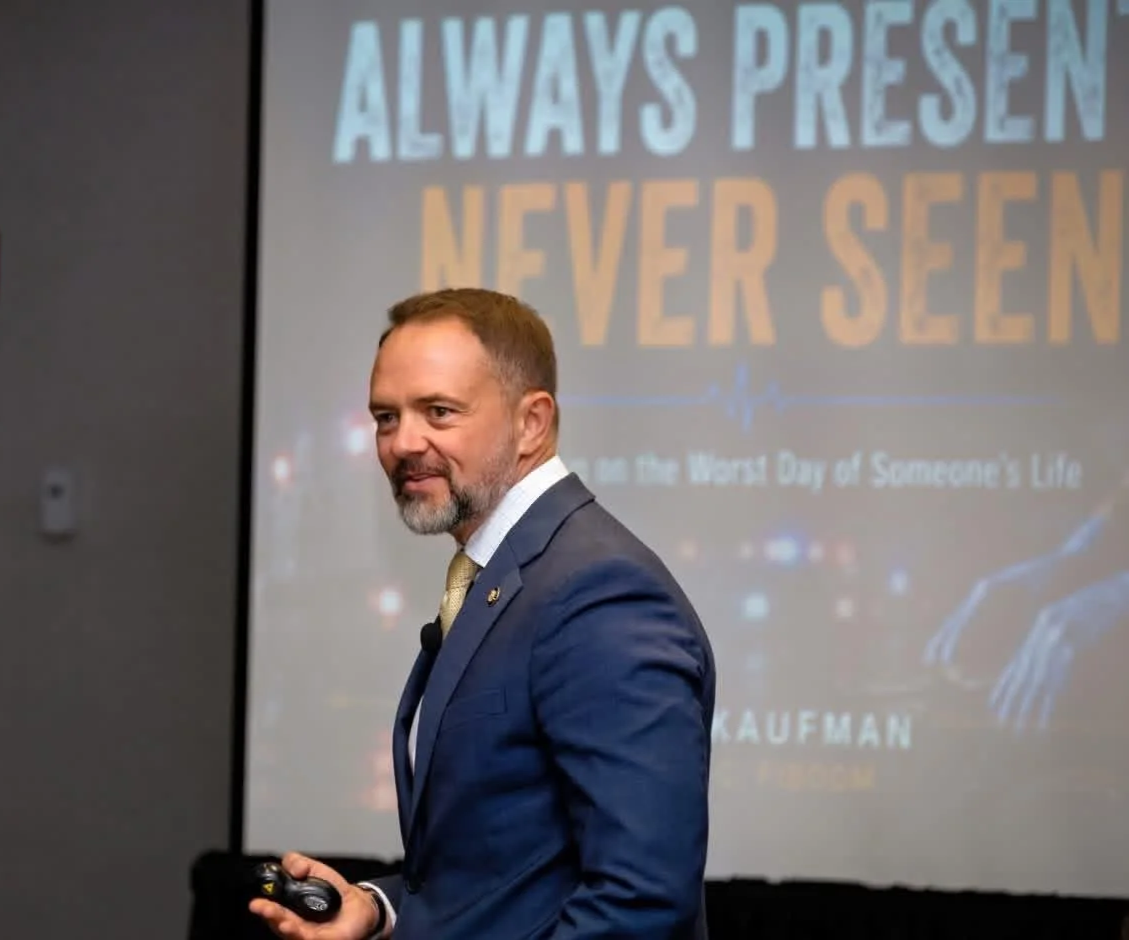 Dr. Travis Kaufman speaking