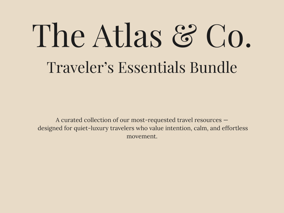 Atlas & Co. Traveler's Essentials Bundle