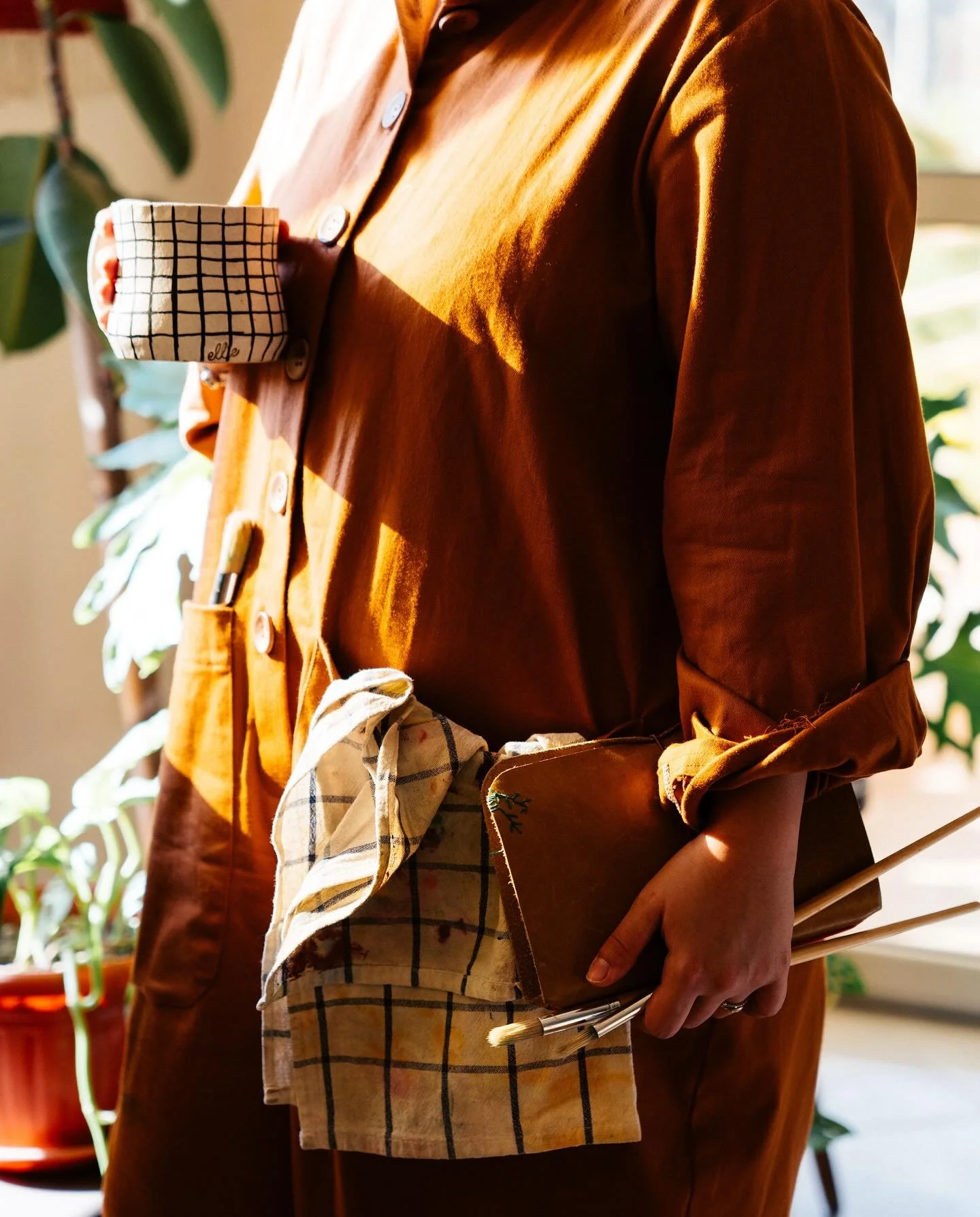 Rich because this is my &ldquo;work outfit&rdquo; 🌞☕️🖌️