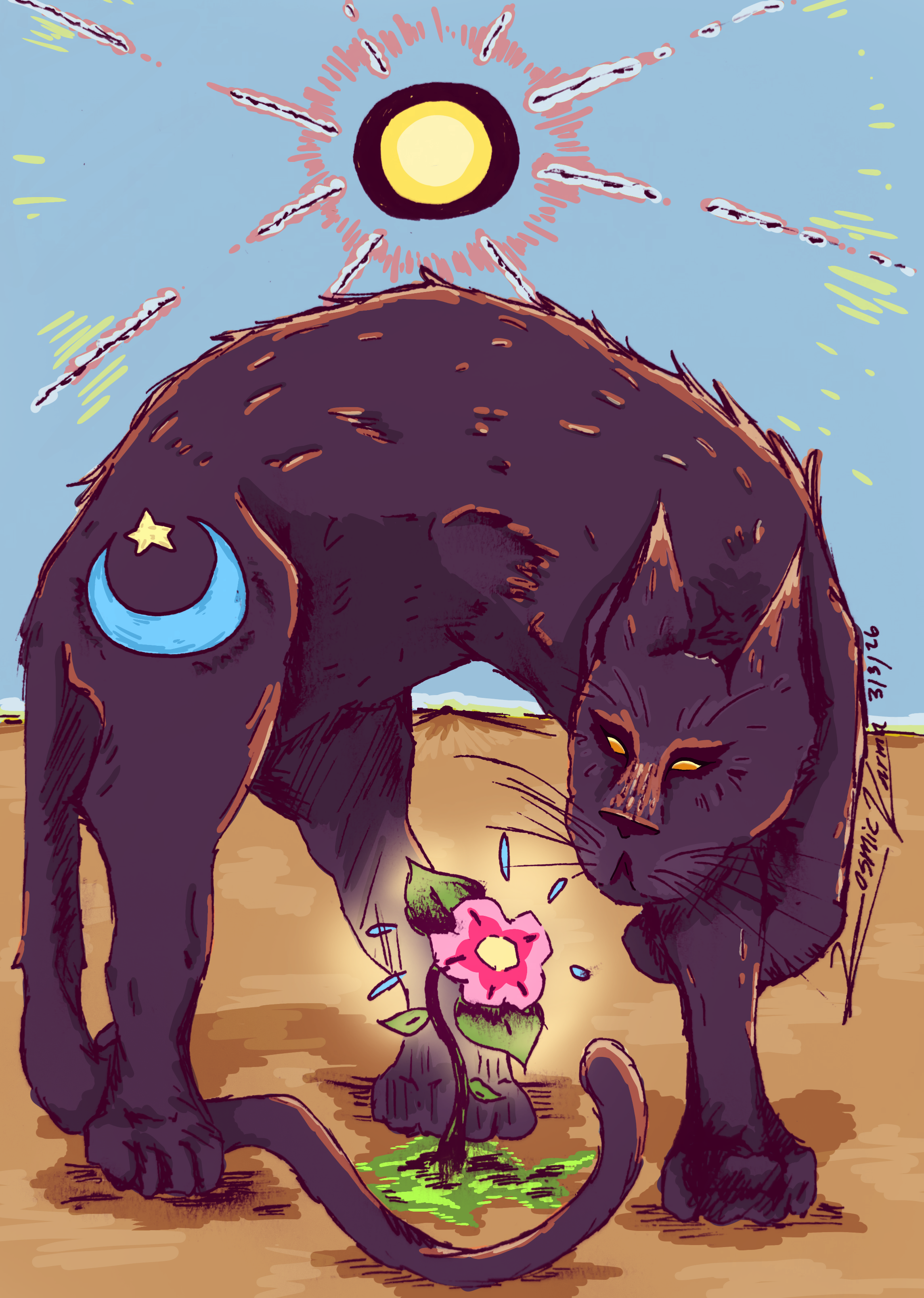 Shadow Cat - Print