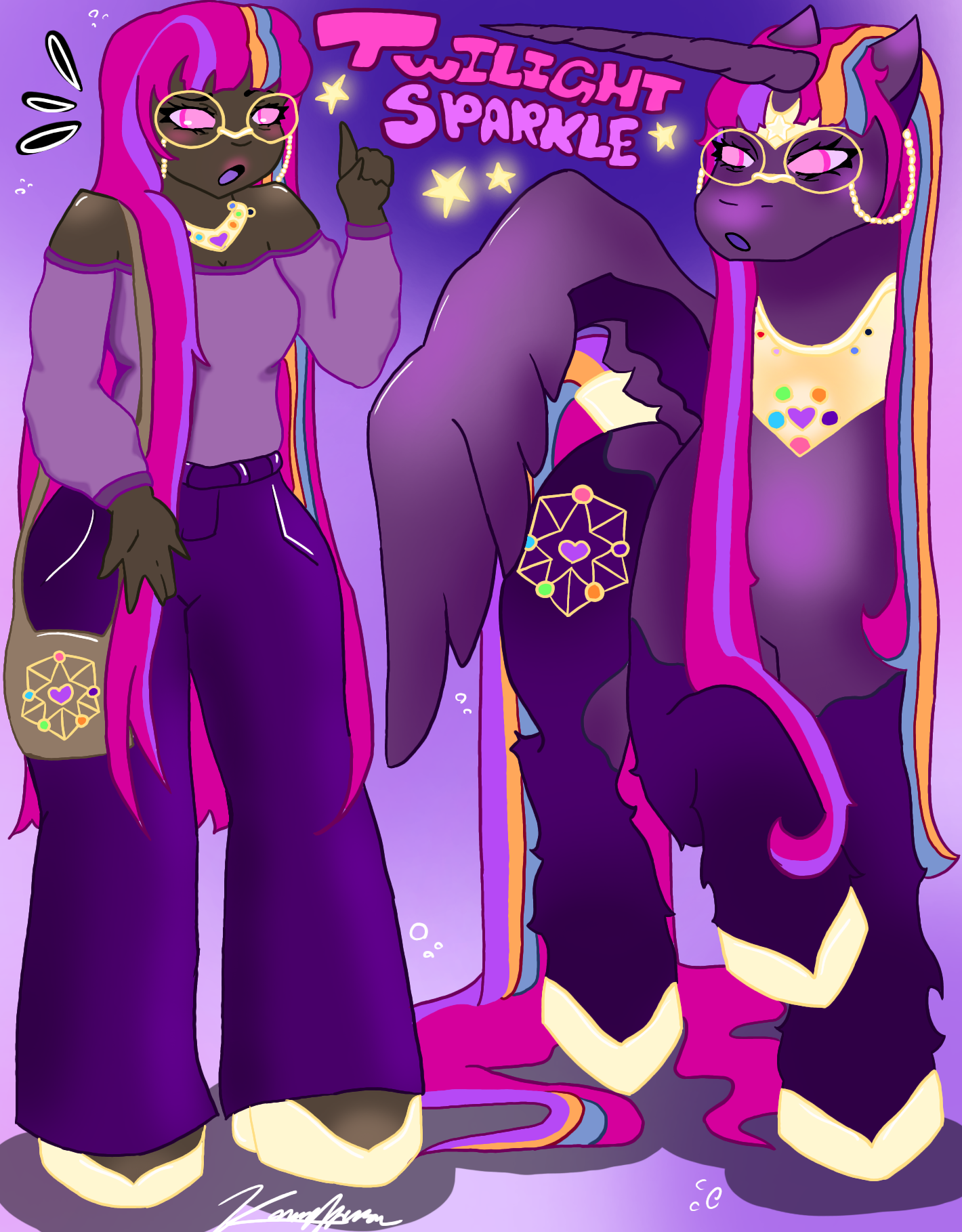 Twilight sparkle Print