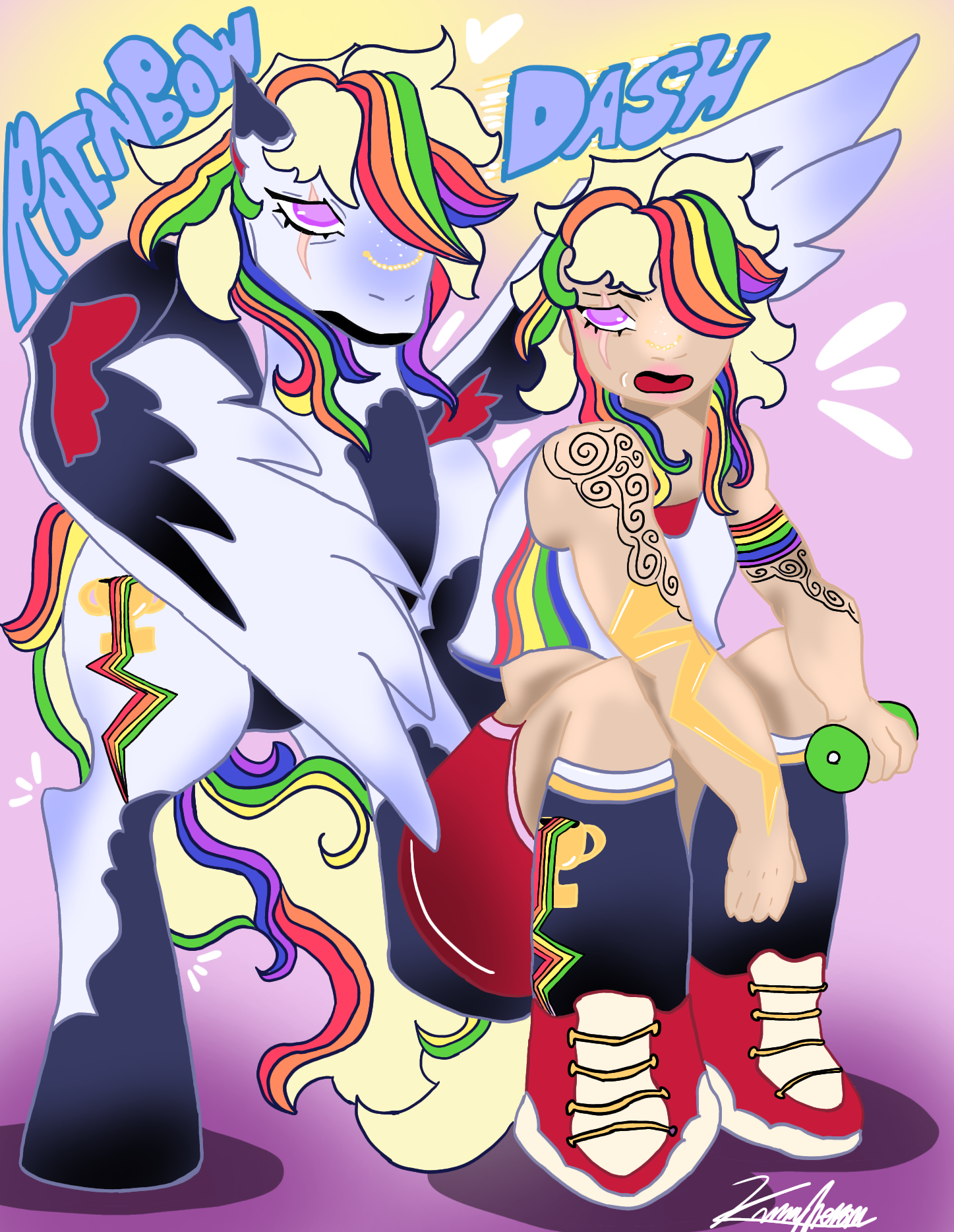 Rainbow Dash Print