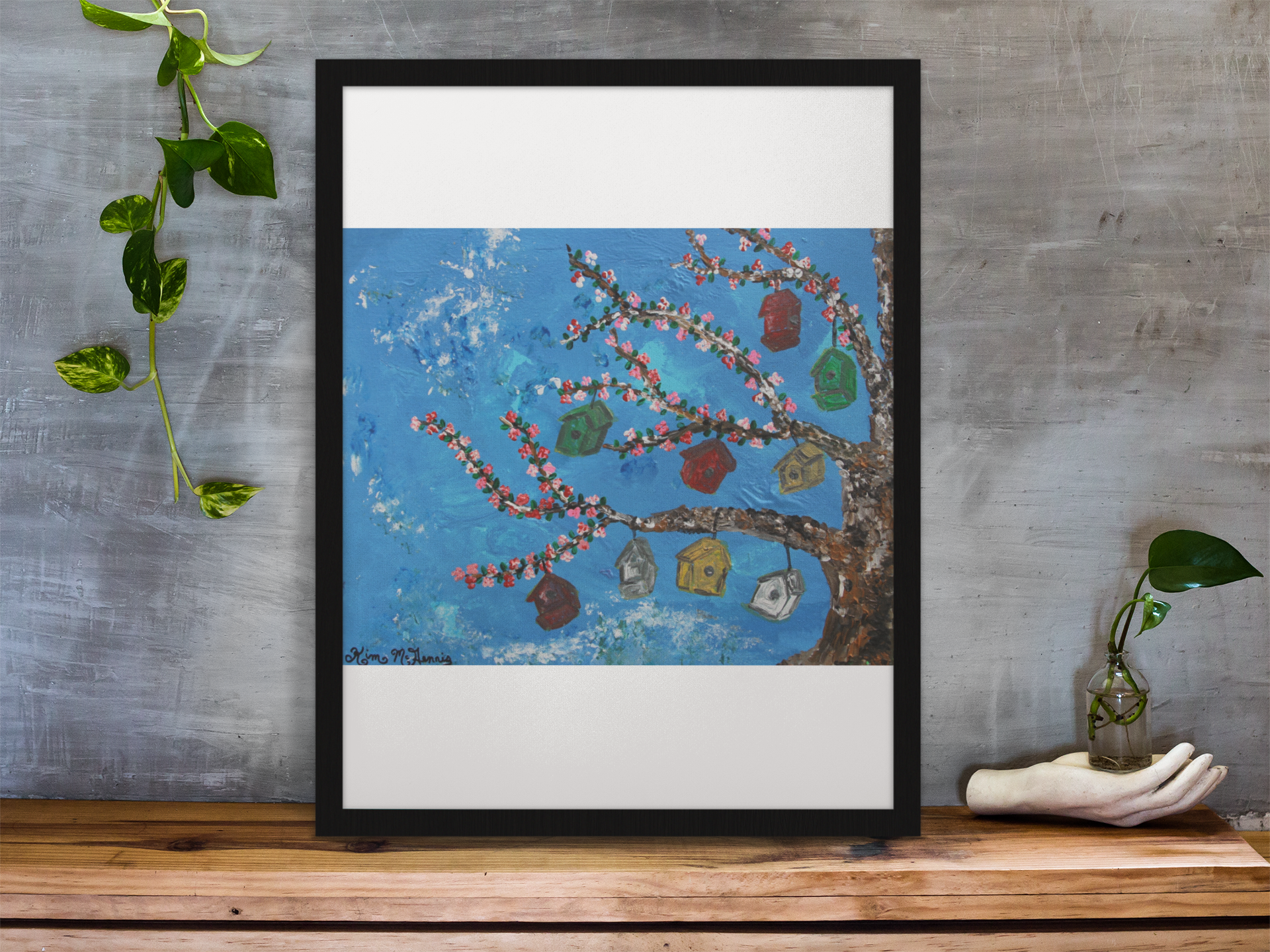 Cherry Blossom Tiny Bird Homes