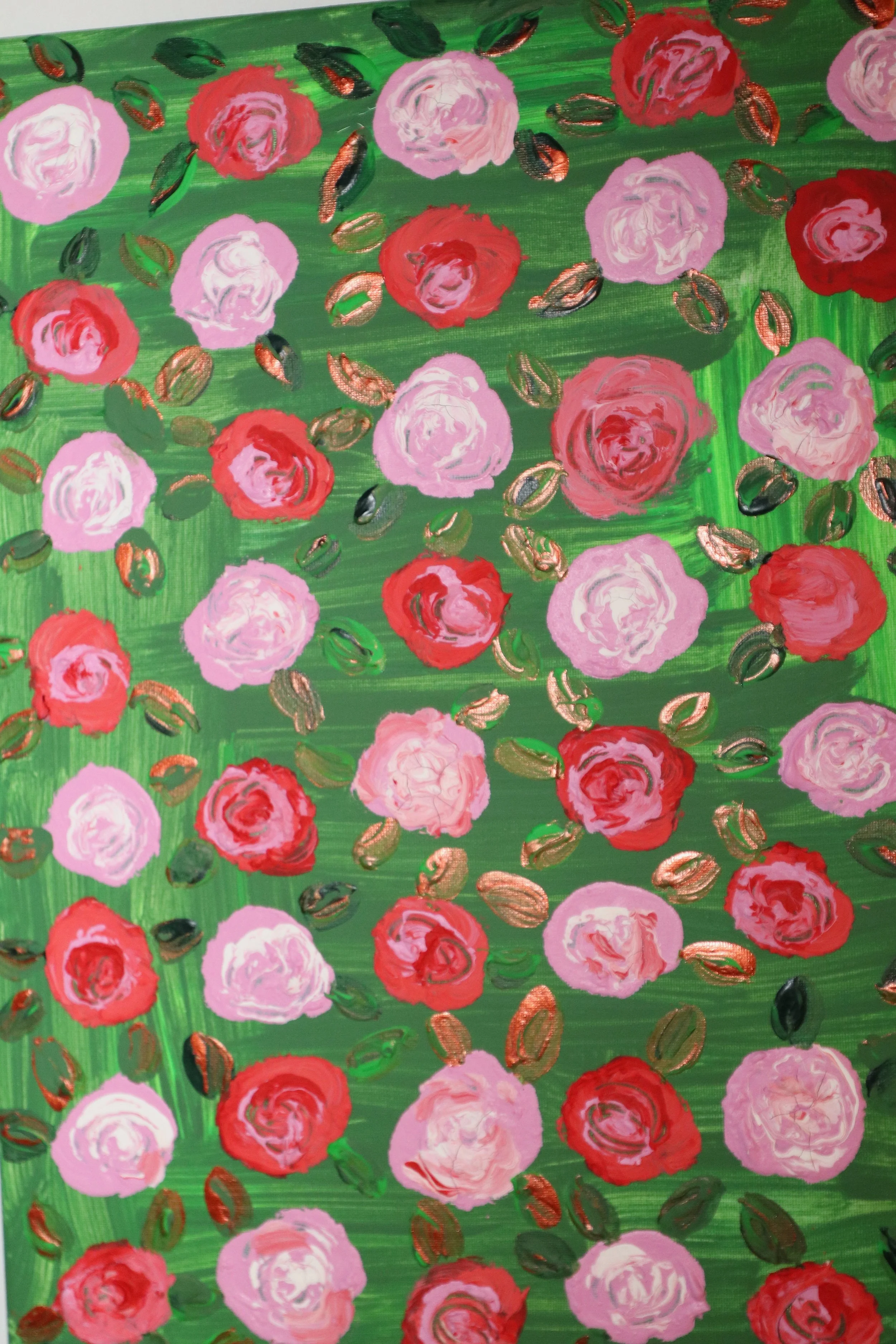 A Dozen Roses (Impasto)