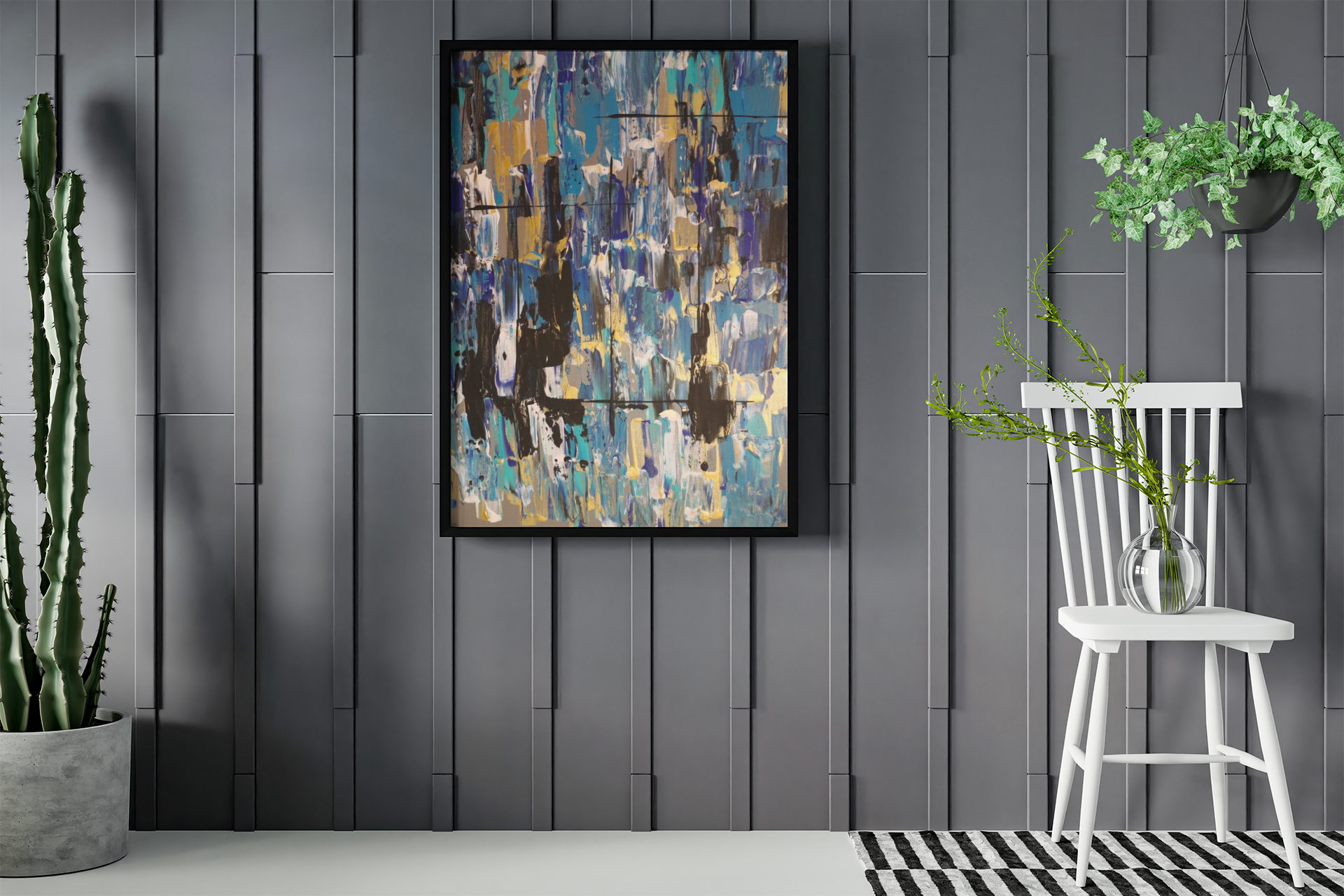 mockup-of-a-framed-art-print-in-a-room-with-plants-m8561-r-el2.png