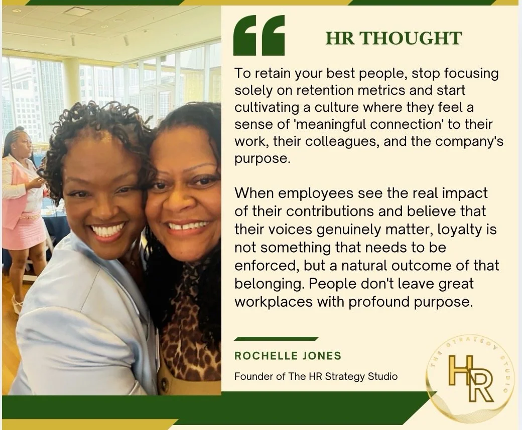 People don&rsquo;t leave great workplaces with profound purpose. ✨

This week&rsquo;s HR thought is a reminder that our best people aren&rsquo;t just looking for a paycheck&mdash;they are looking for a place where their voice genuinely matters.

To b