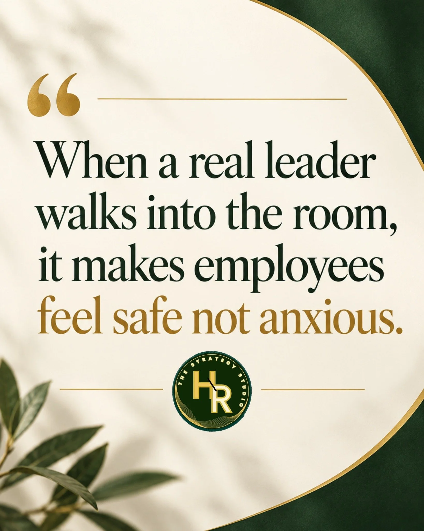Fear creates silence.
Trust creates honesty.

Strong leaders bring clarity, consistency and calm. They create an environment where people feel safe to share ideas, admit mistakes and ask for support. 🤝

Your presence should reduce anxiety, not creat