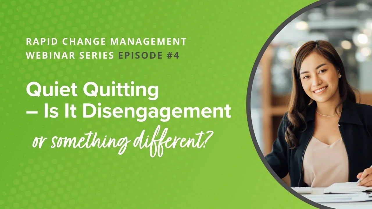 Quiet Quitting — Is It Disengagement or Something Different?