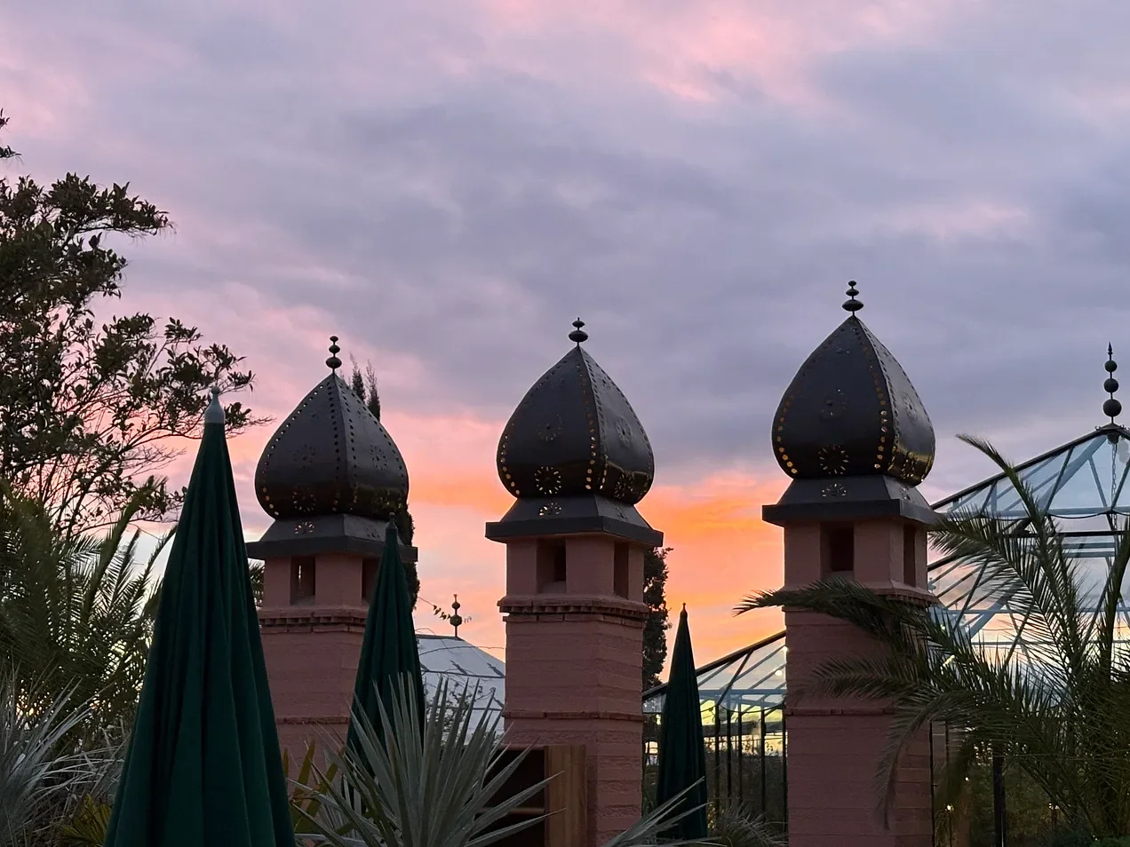La Sultana rooftop sunset Marrakech Morocco luxury riad hotel