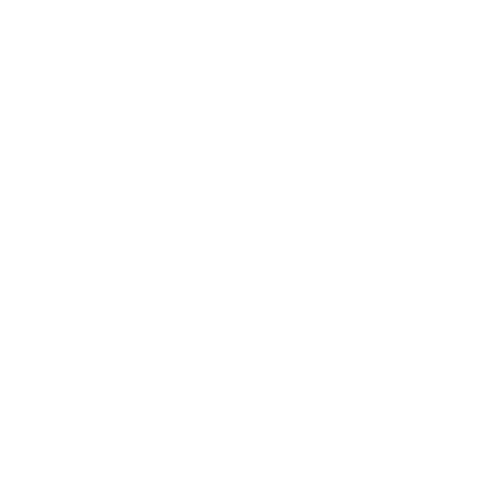 White outline of a handshake on a black background.