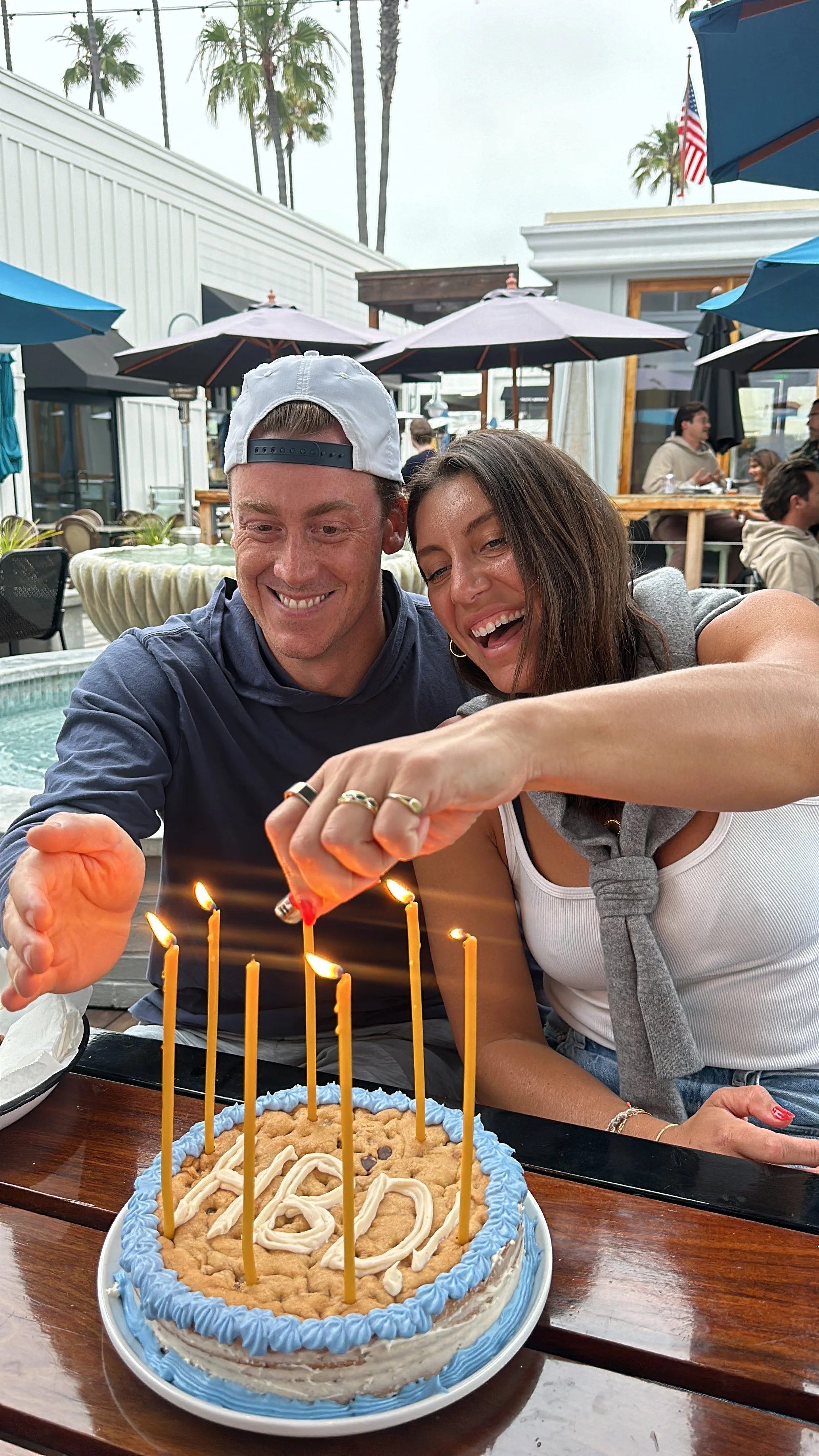 Our first photo together! 