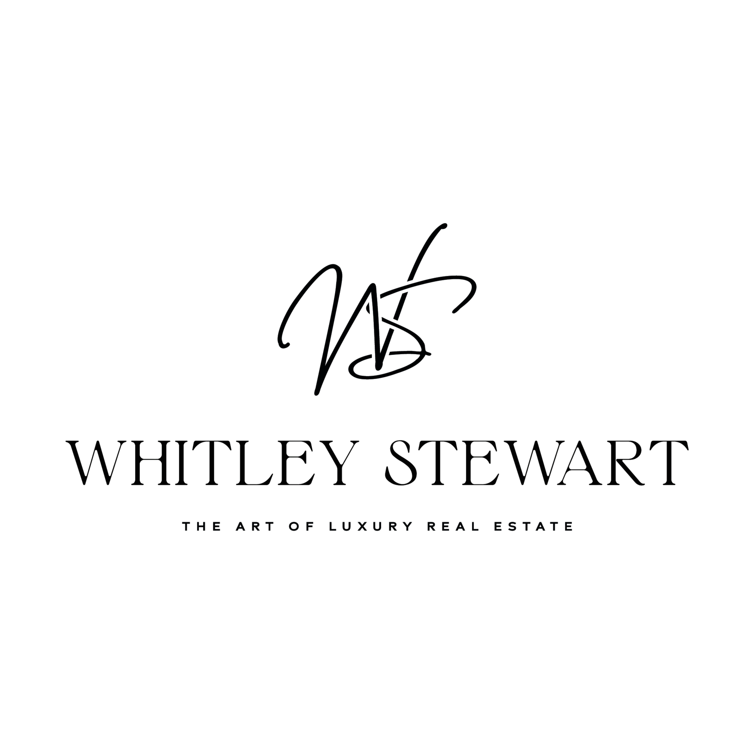 Whitey Siewart logo and tagline for luxury real estate