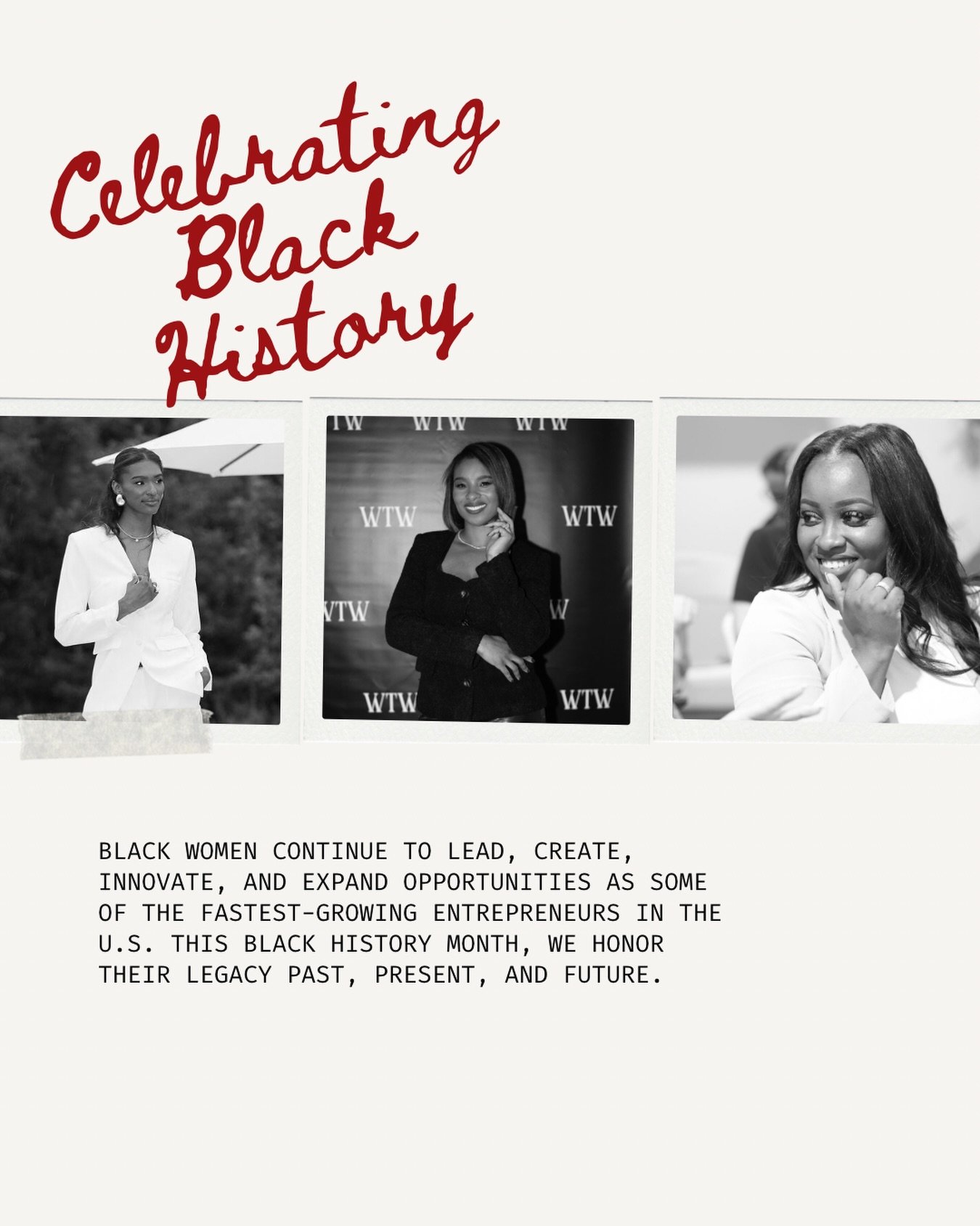Black women are building businesses at historic rates and doing so with vision, creativity, and determination. This Black History Month, we celebrate their brilliance and acknowledge the legacy they are actively creating. 👏🙌