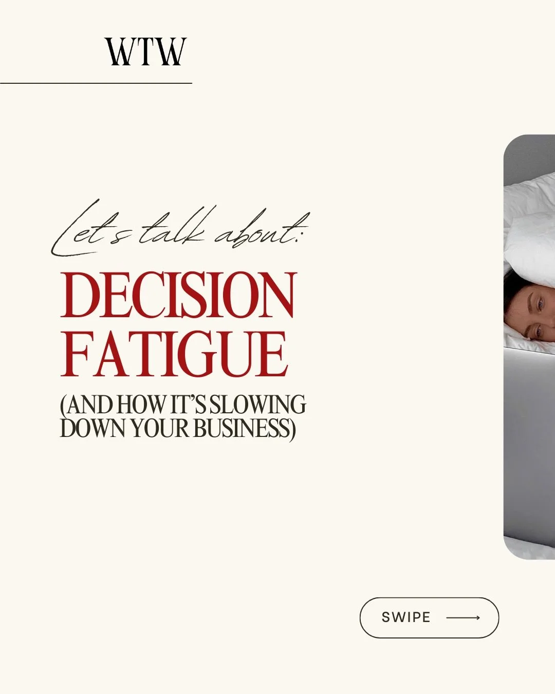 Decision fatigue goes unnoticed until it starts costing momentum and confidence. If this feels like you, it might be time to reach out to a resource team member. Book a call!

#womenownedbusiness #femaleentrepreneurs #womenowned #girlboss