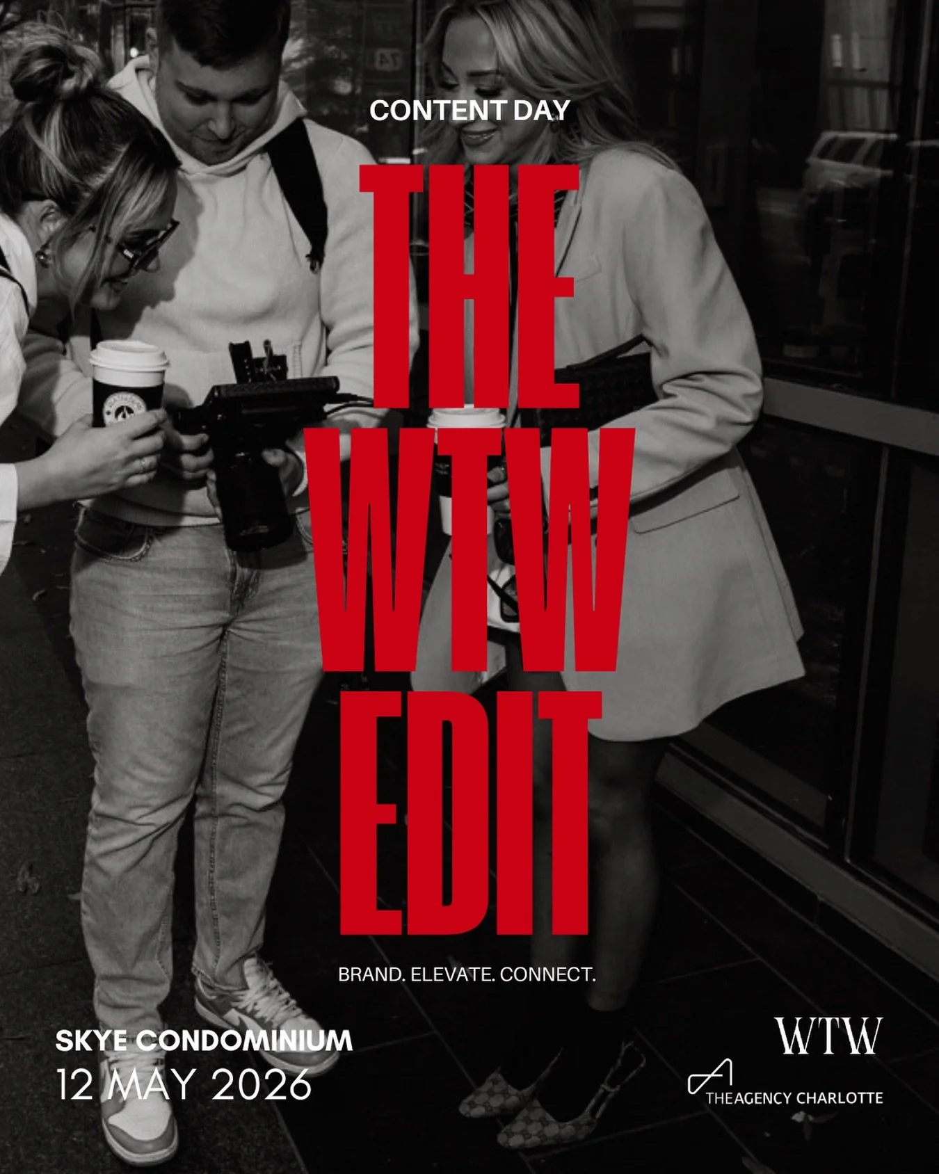 You show up. We&rsquo;ll handle the rest. Introducing The WTW Edit 📸

Join us May 12th as we partner with @theagencycharlotte for an exclusive content day experience for our members, designed to capture you and your brand. 

Picture this, mingling a