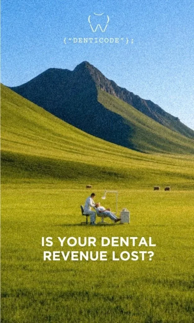 A niche advertisement made by An Inlet for its partner, Denticode.