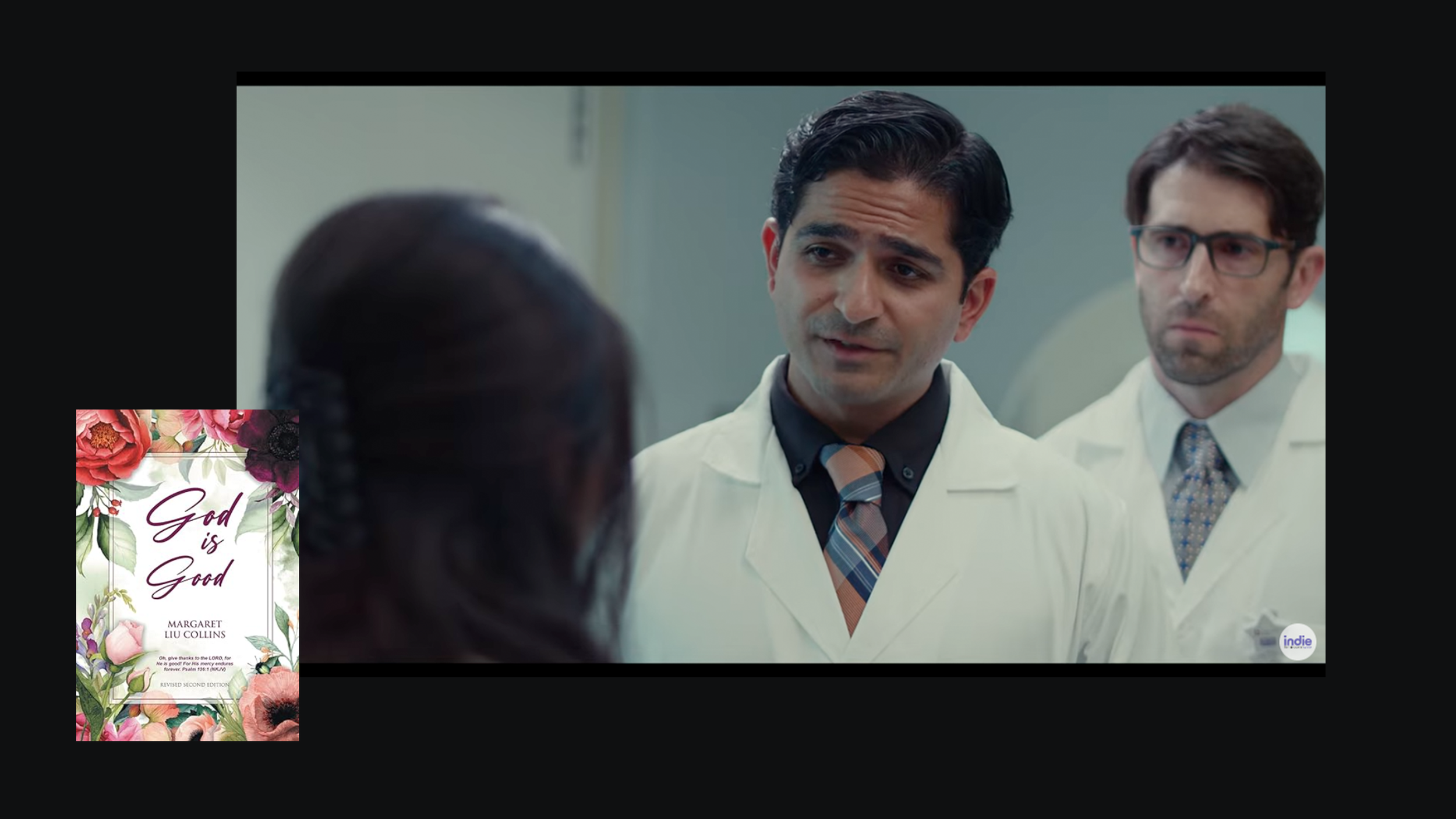 Professional actor Parth Kichloo on the set of a feature film where he portrays a doctor and a surgeon.