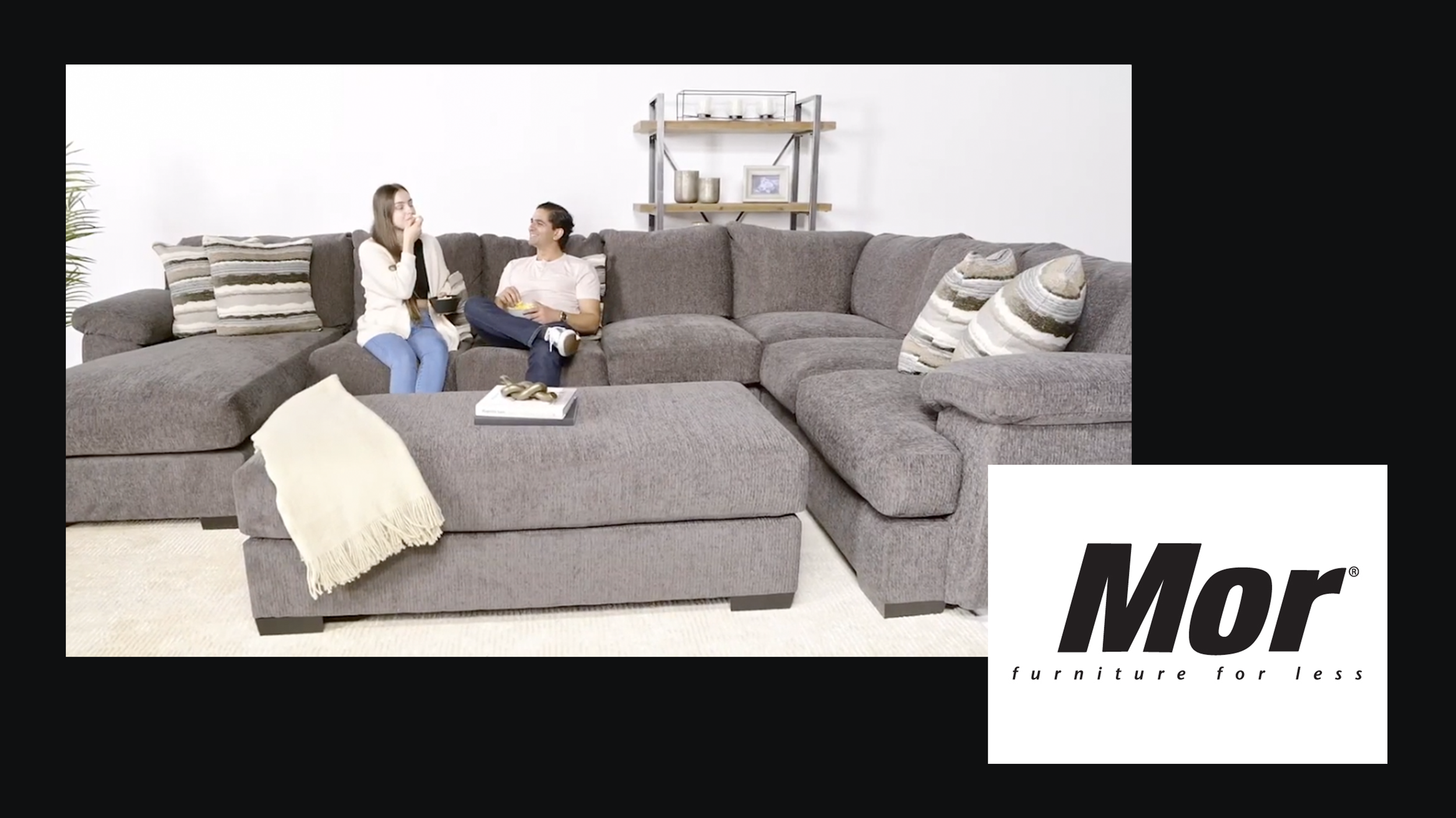 Professional actor Parth Kichloo in a "Mor: Furniture for Less" commercial.