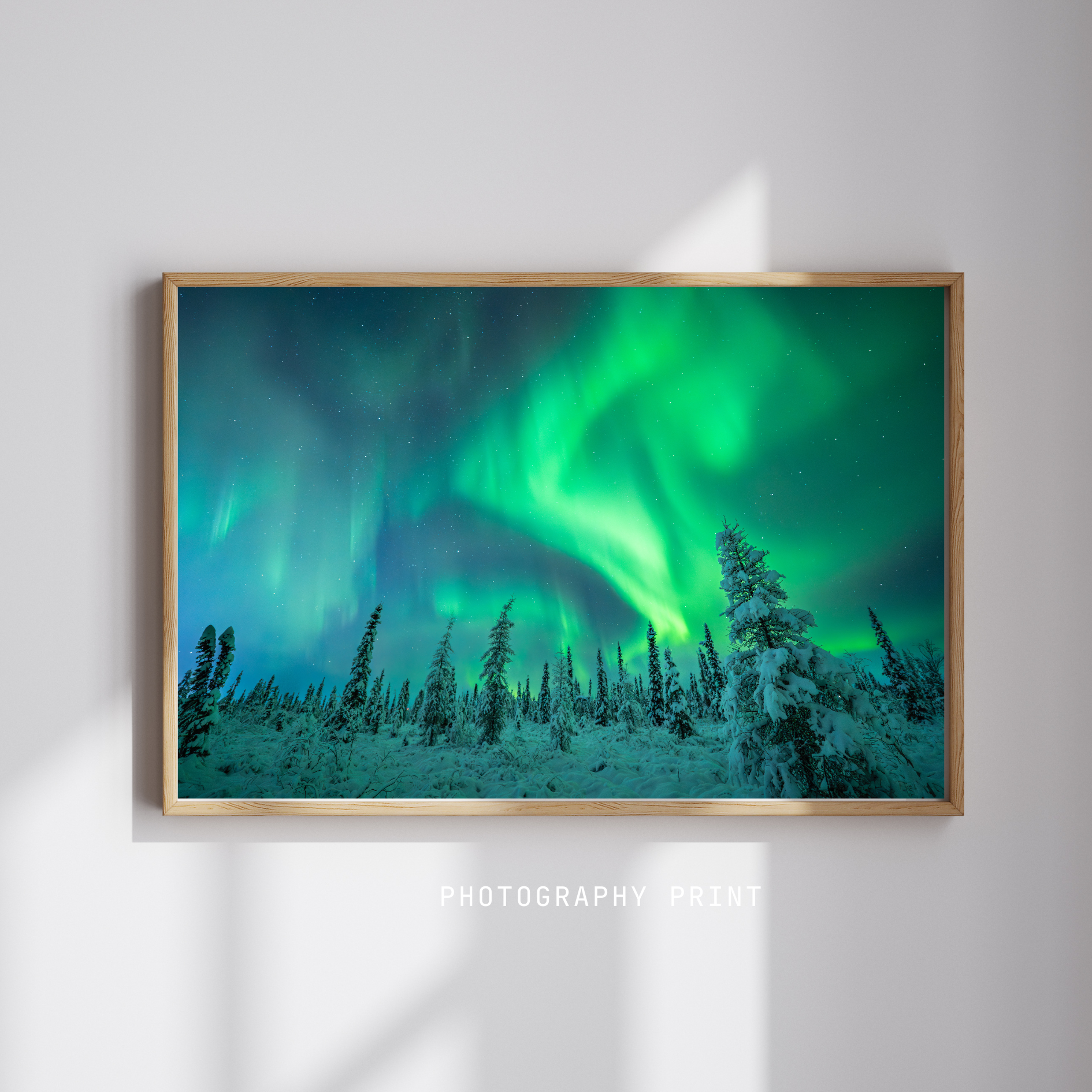 White Simple Background Wall Art Mockup Instagram Post.png