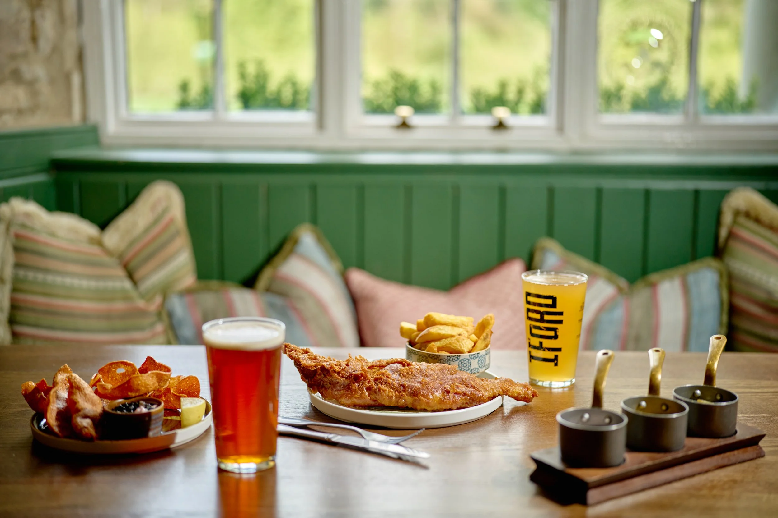 Cornish catch fish and chips 