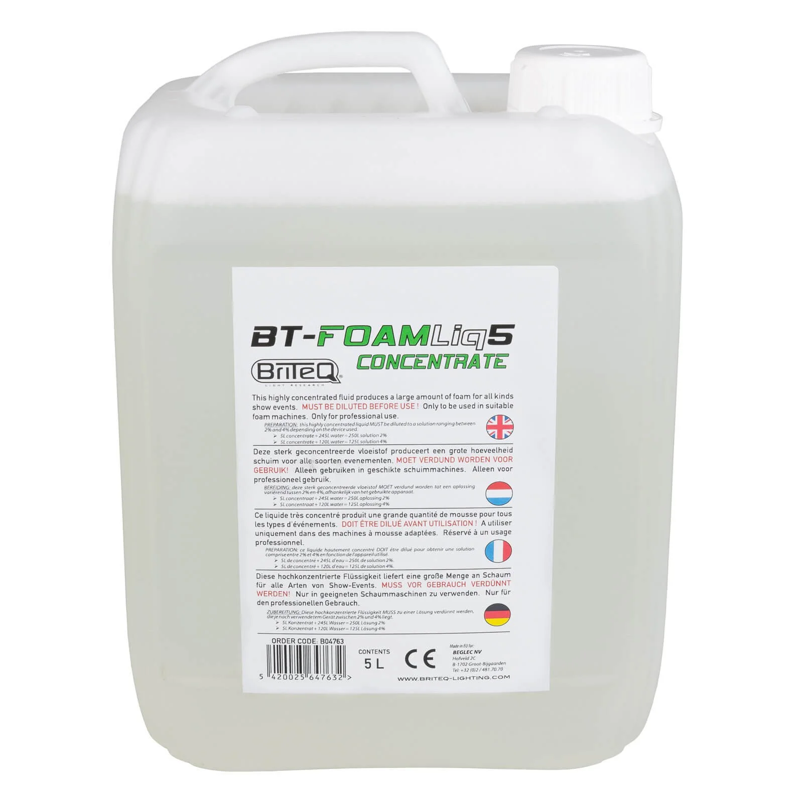 Briteq BT-FOAMLIQ5 (concentrate)