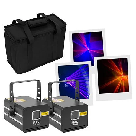 Mac Mah - Pack 2x MAC 1000 RGB + Bag