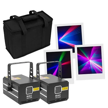 Mac Mah - Pack 2x MAC 500 RGB + Bag