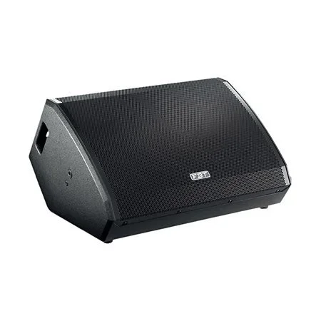 enceinte de sonorisation noire sur le sol