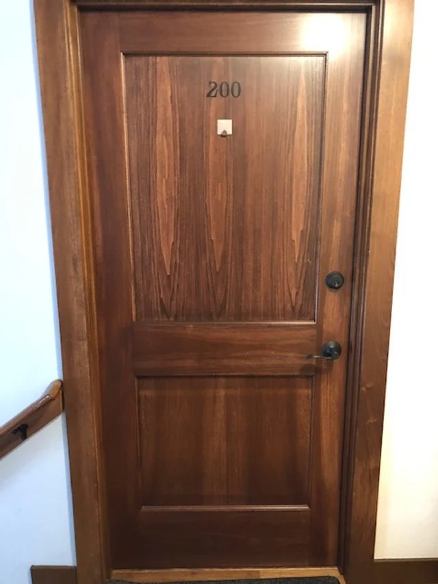 Welcome to my office door.