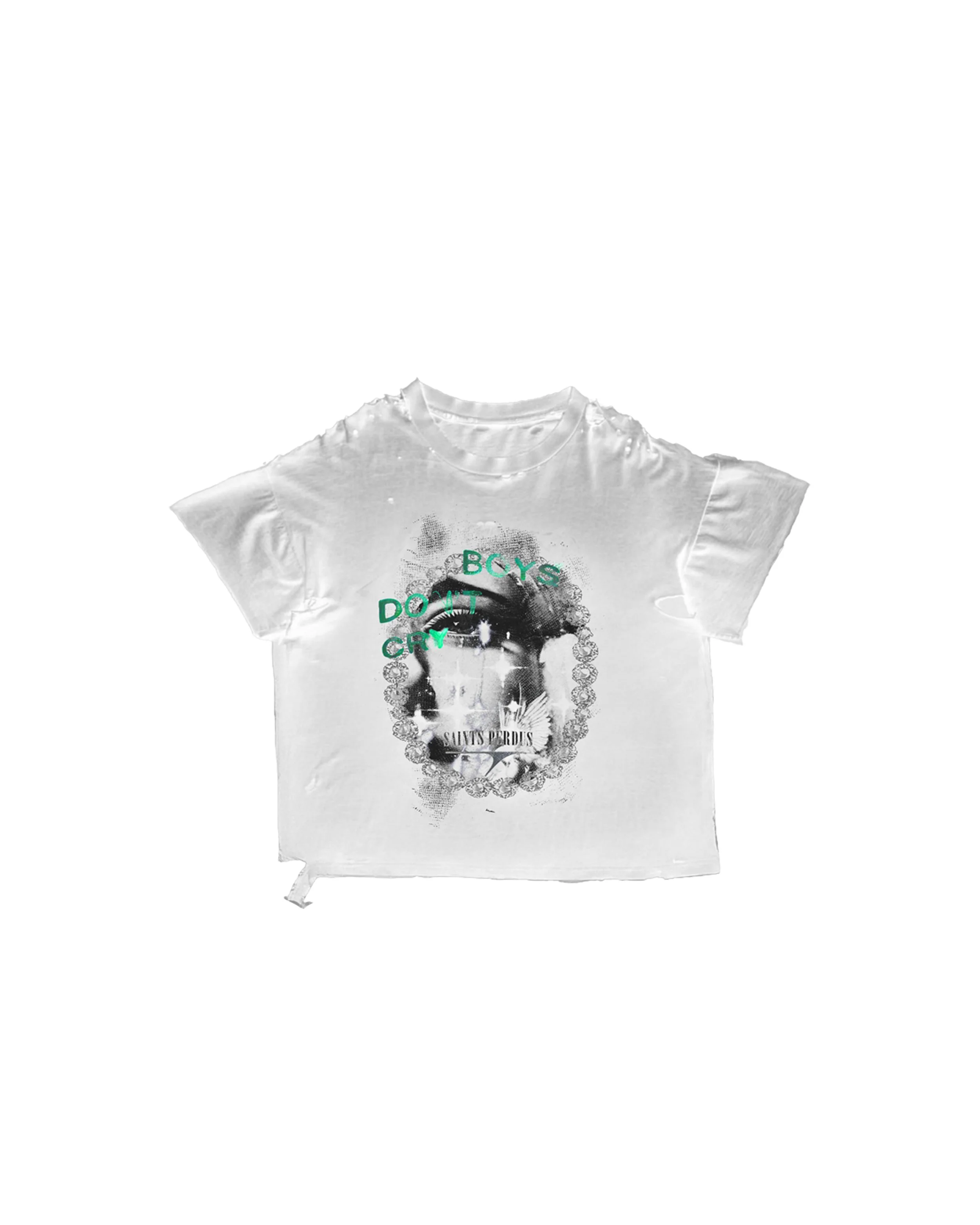 Archive 001 — Don't Cry Crop Tee -Ships January 25th