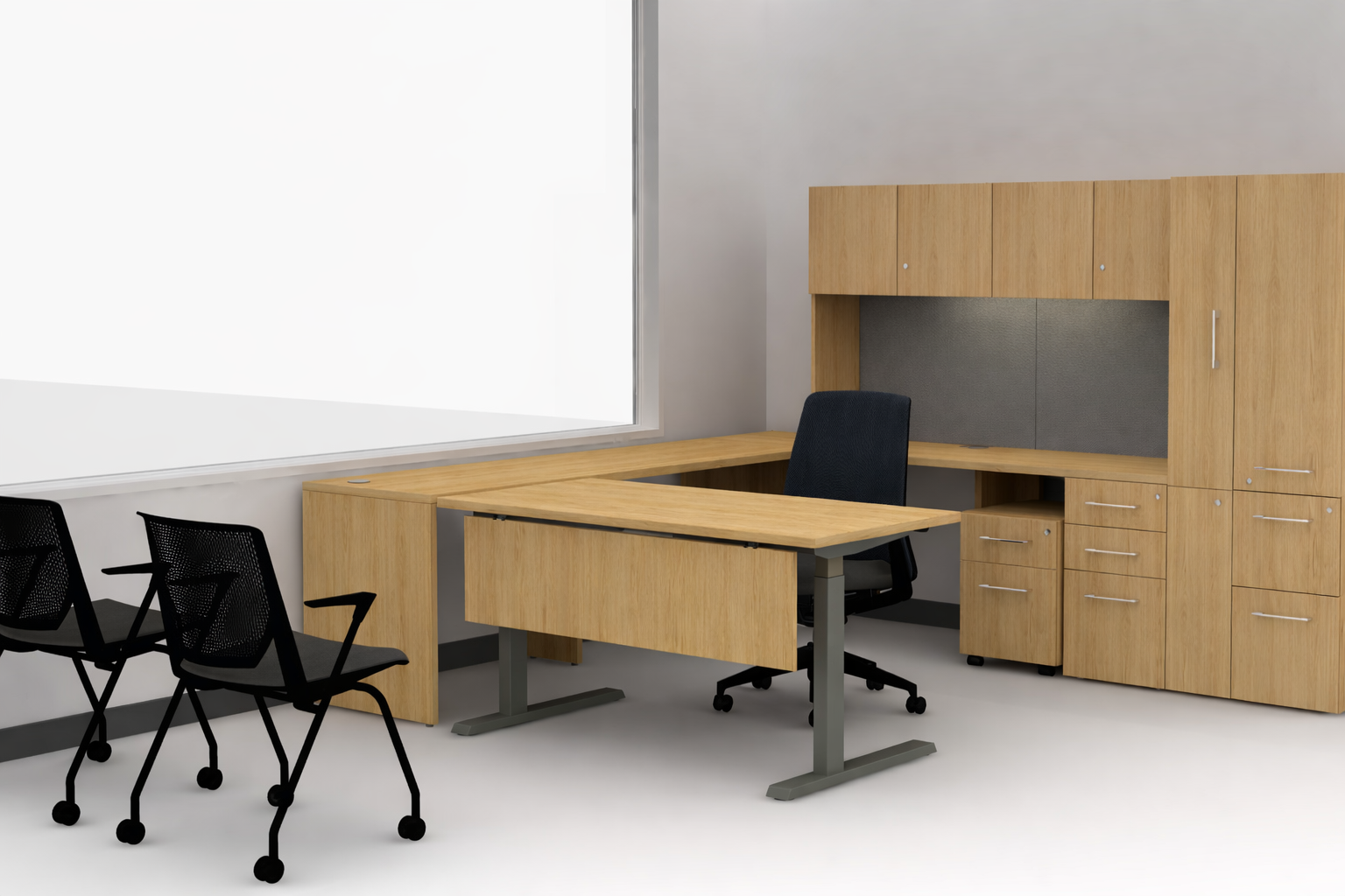Modern office with oak furniture.png