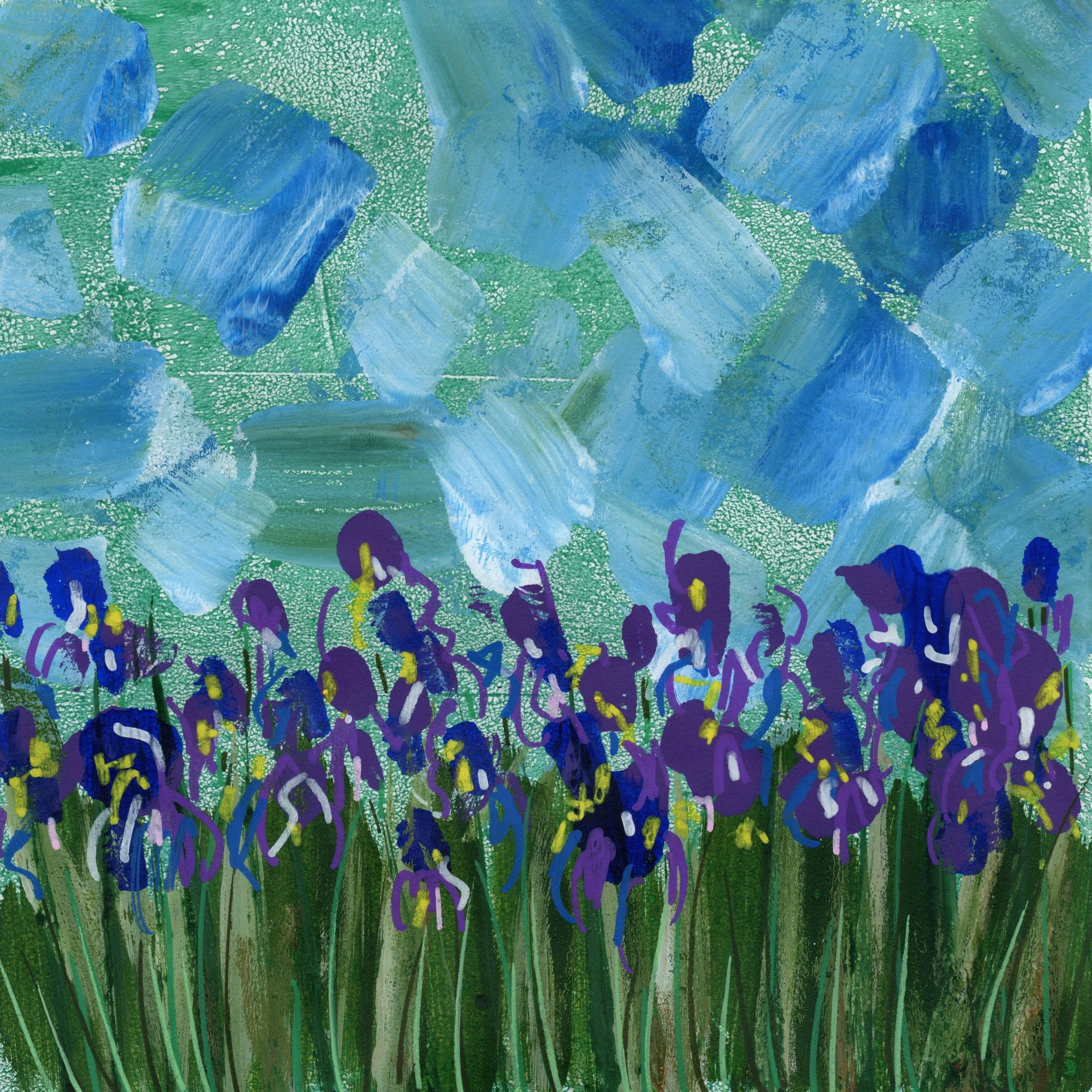 Dancing Irises