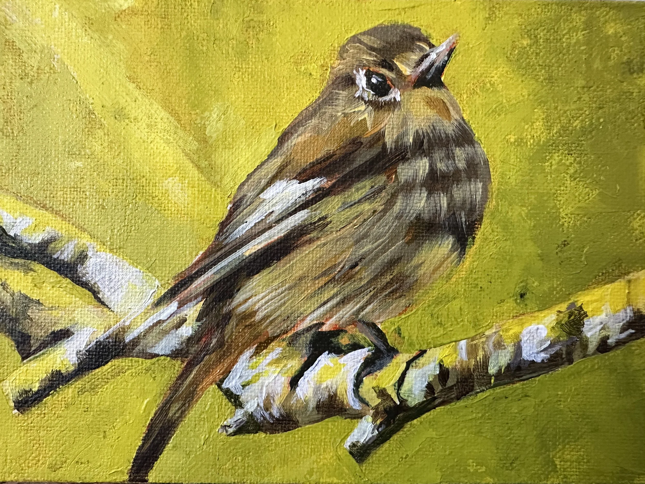 Yellow Bird, Sitting Alone