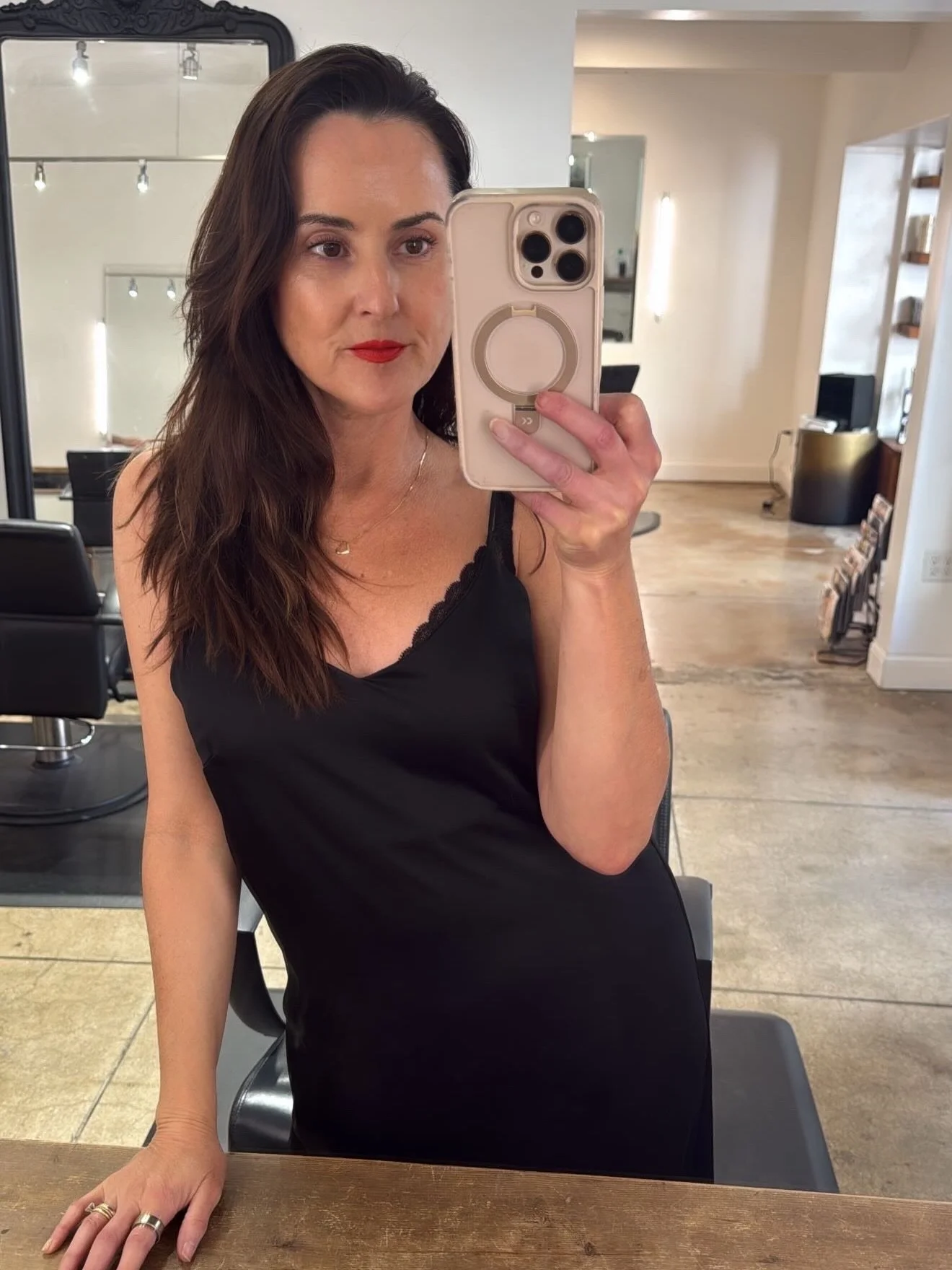 For now I am hooked on more natural looking hair color. Usually achieved with baby lights or Balayage. Demi-permanent color for grey coverage. A gloss for shine. How about you? #bsabihaircolor