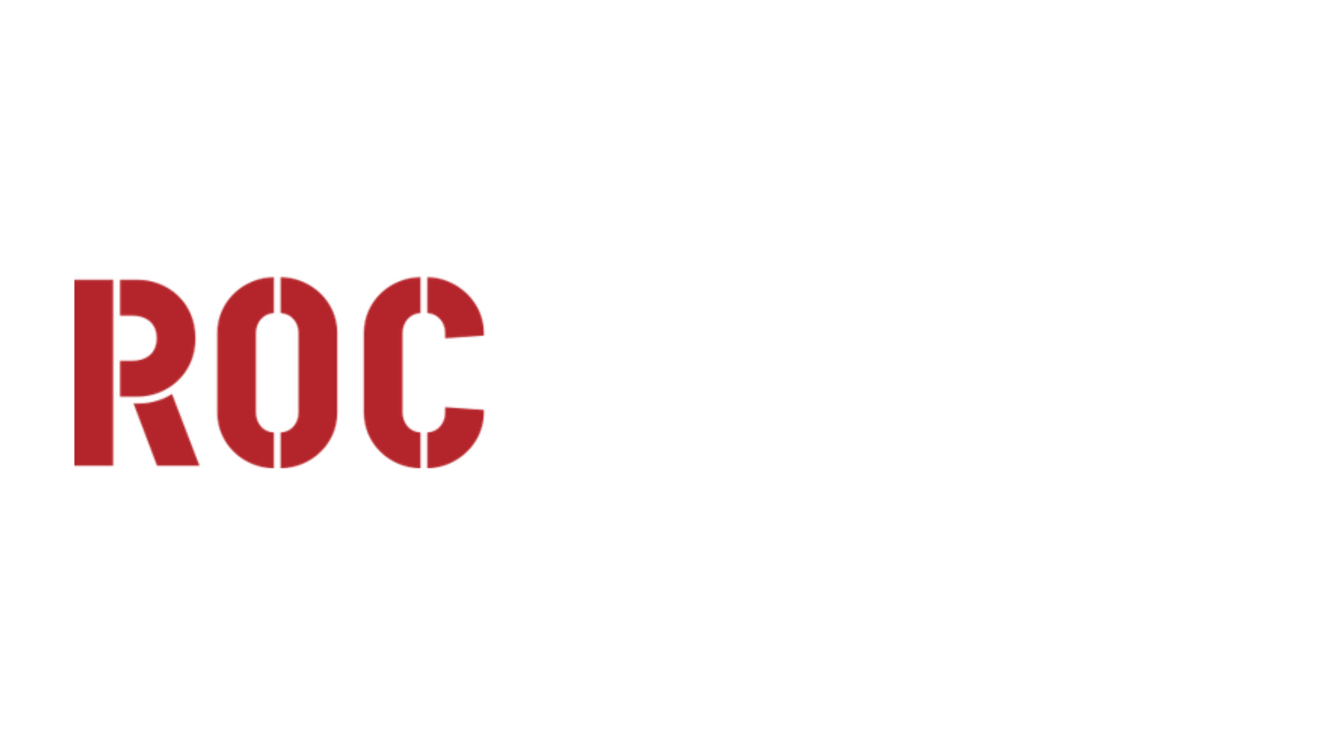 Logo with the word 'ROCNATION' in bold red letters followed by three black squares with the words 'ENTERTAINMENT' and 'GROUP' in white inside each square.