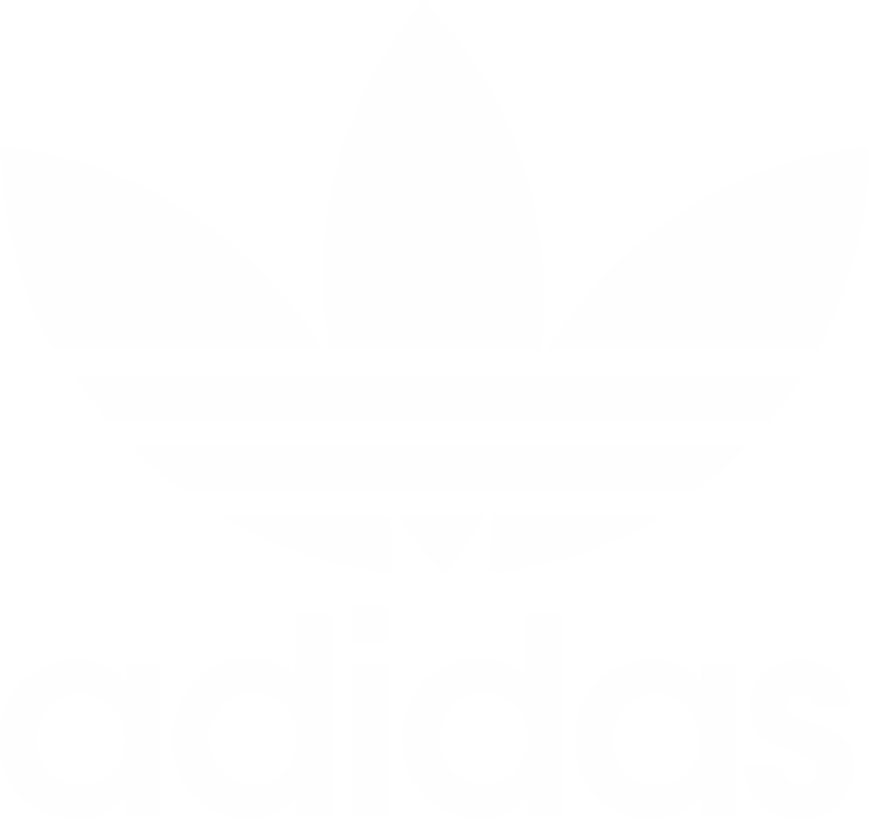 A black and white logo of Adidas with the iconic trefoil leaf symbol and the word 'adidas' underneath.