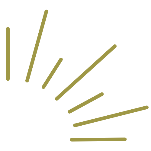 Light rays in moss green