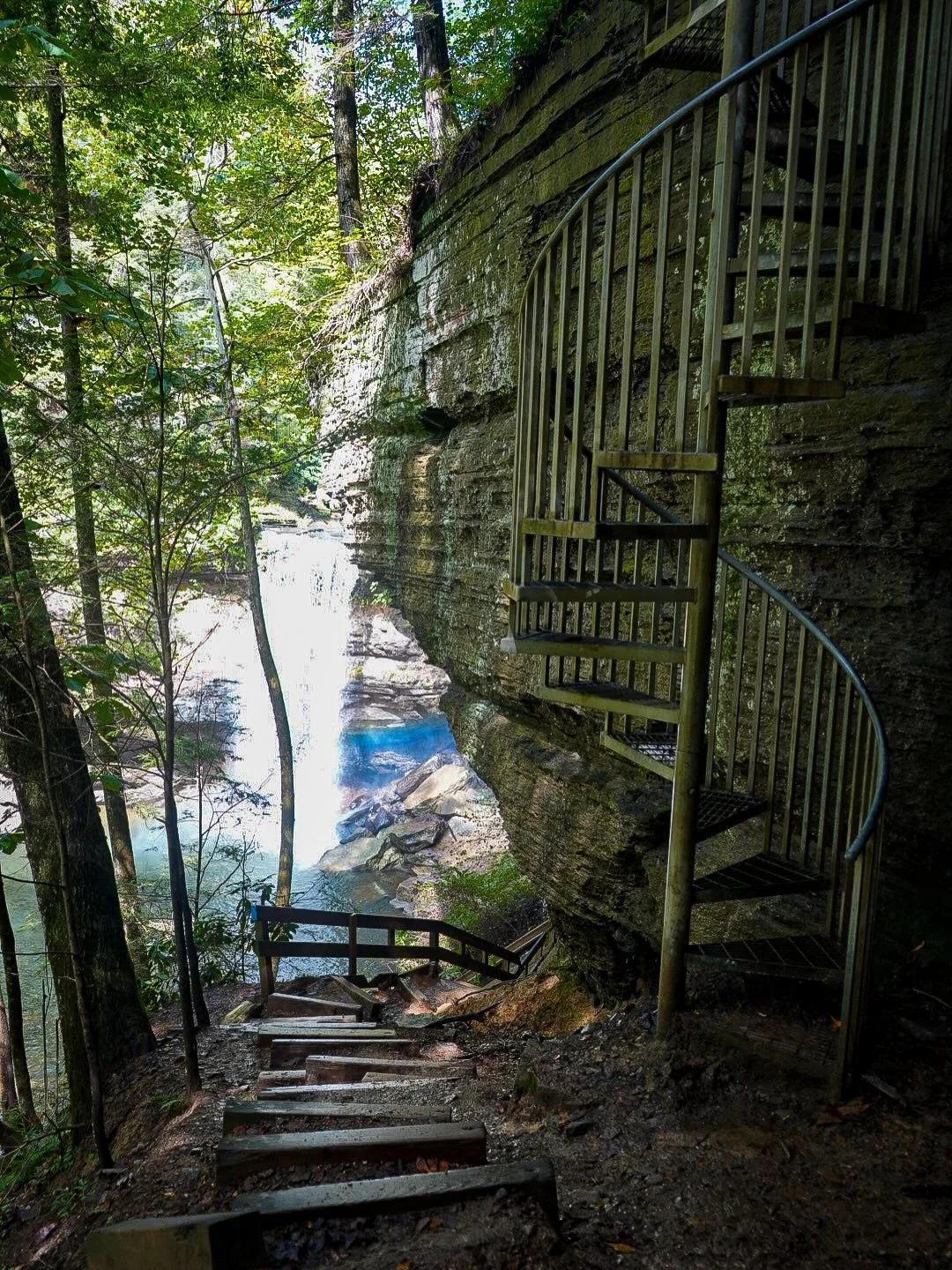 Greeter falls 📷 shot on my Sony A7 IV 

This is probably the most stunning waterfall in TN I&rsquo;ve ever photographed . My husband and I hiked the Greeter Falls and Boardtree Falls loop in Altamont, TN today ( about 3 miles, moderately challenging