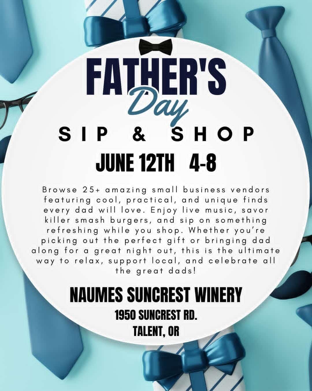 Fathers Day Sip and Shop