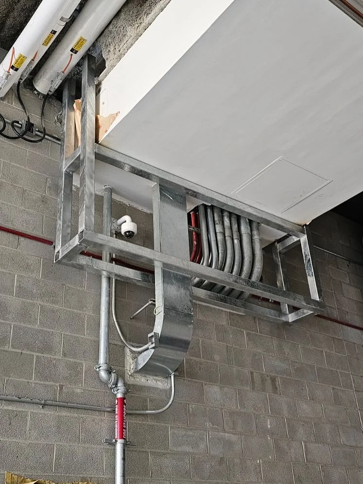 Bracing, bracing and some more bracing. A few pics of the more &lsquo;hidden&rsquo; work at the Humber College LRT Station. Lateral supports and framing done for our friends at Metrolinx
&bull;
Who doesn&rsquo;t like a little bit of galvanized weldin